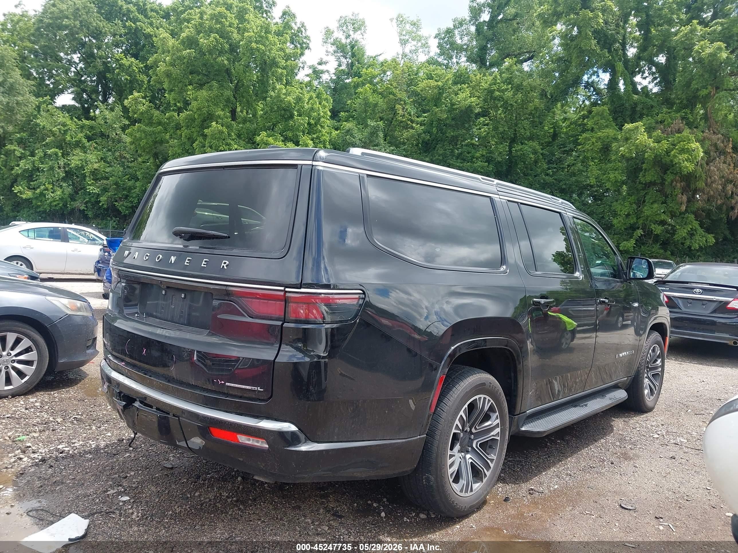 2023 Jeep Wagoneer L Series Ii 4x4 Black vin: 1C4SJSBP2PS557275