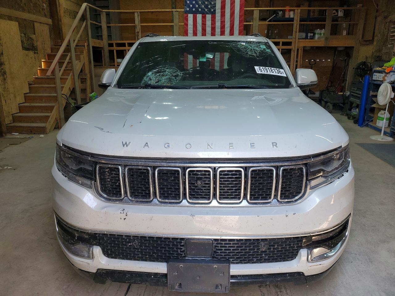 2022 Jeep Wagoneer Series I White vin: 1C4SJVAT8NS206562