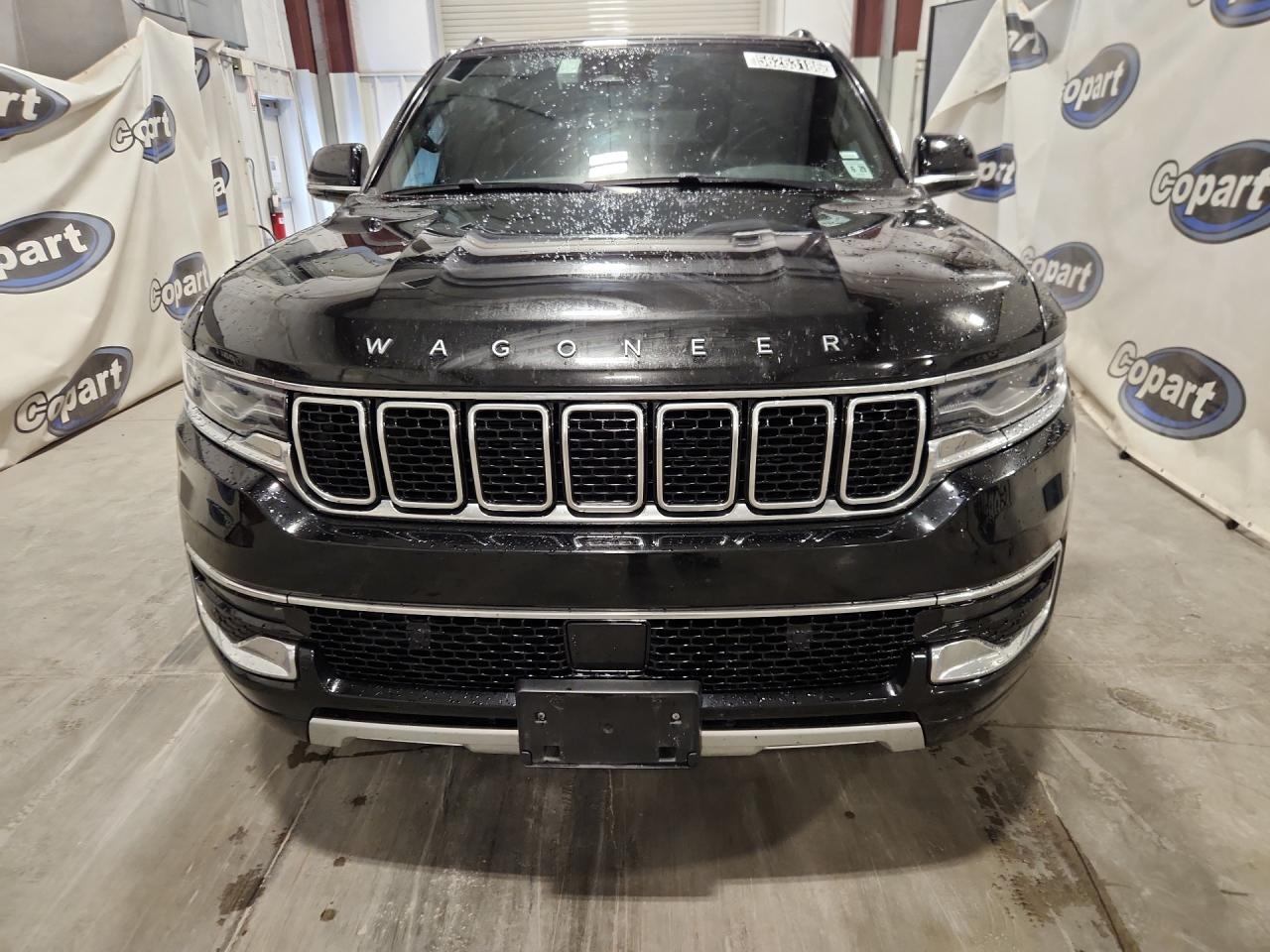 2024 Jeep Wagoneer Black vin: 1C4SJVBP4RS173082 Damage: Hood, Chipped, 5
