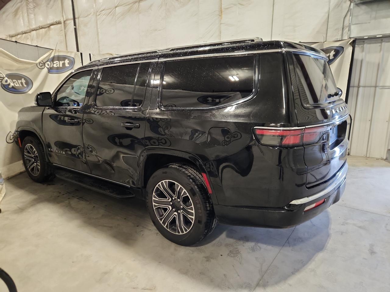 2024 Jeep Wagoneer Black vin: 1C4SJVBP4RS173082 Damage: Left Qtr Panel, Severe Damage, Replacement Required