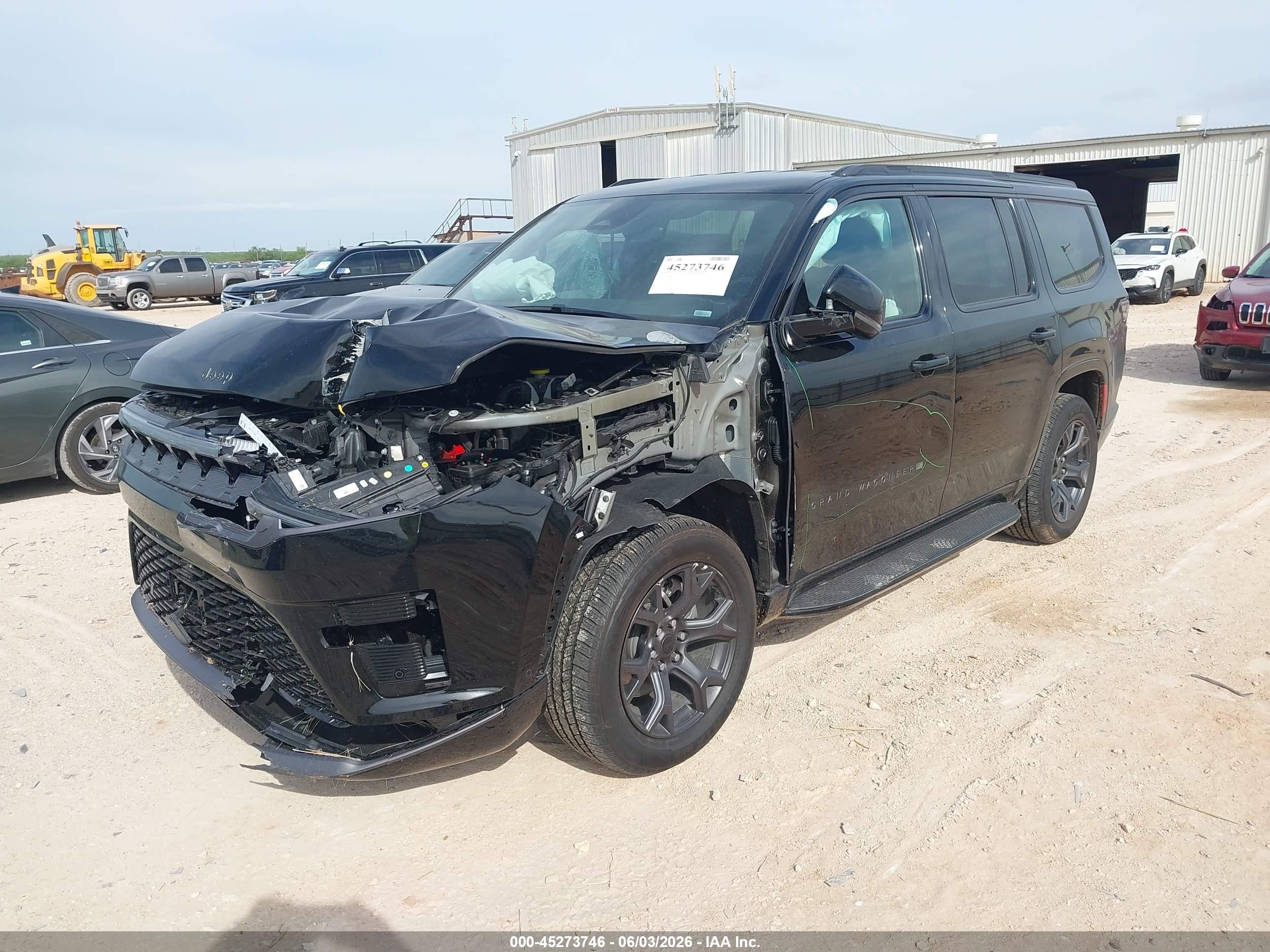2026 Jeep Grand Wagoneer Limited Altitude 4x4 Черный vin: 1C4SJVBP4TS159755