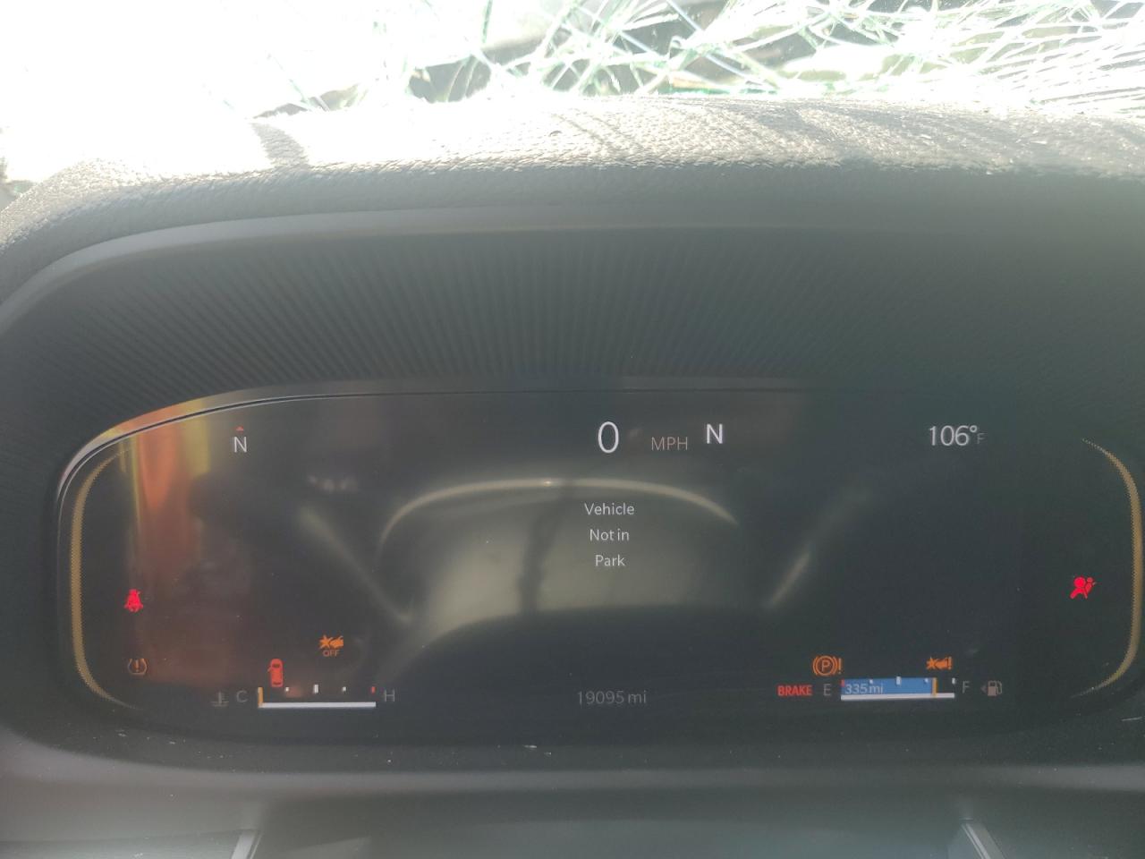 2025 Jeep Wagoneer Series Ii Black vin: 1C4SJVBP5SS536348 Damage: Warning Light - Air Bag, On, Unacceptable