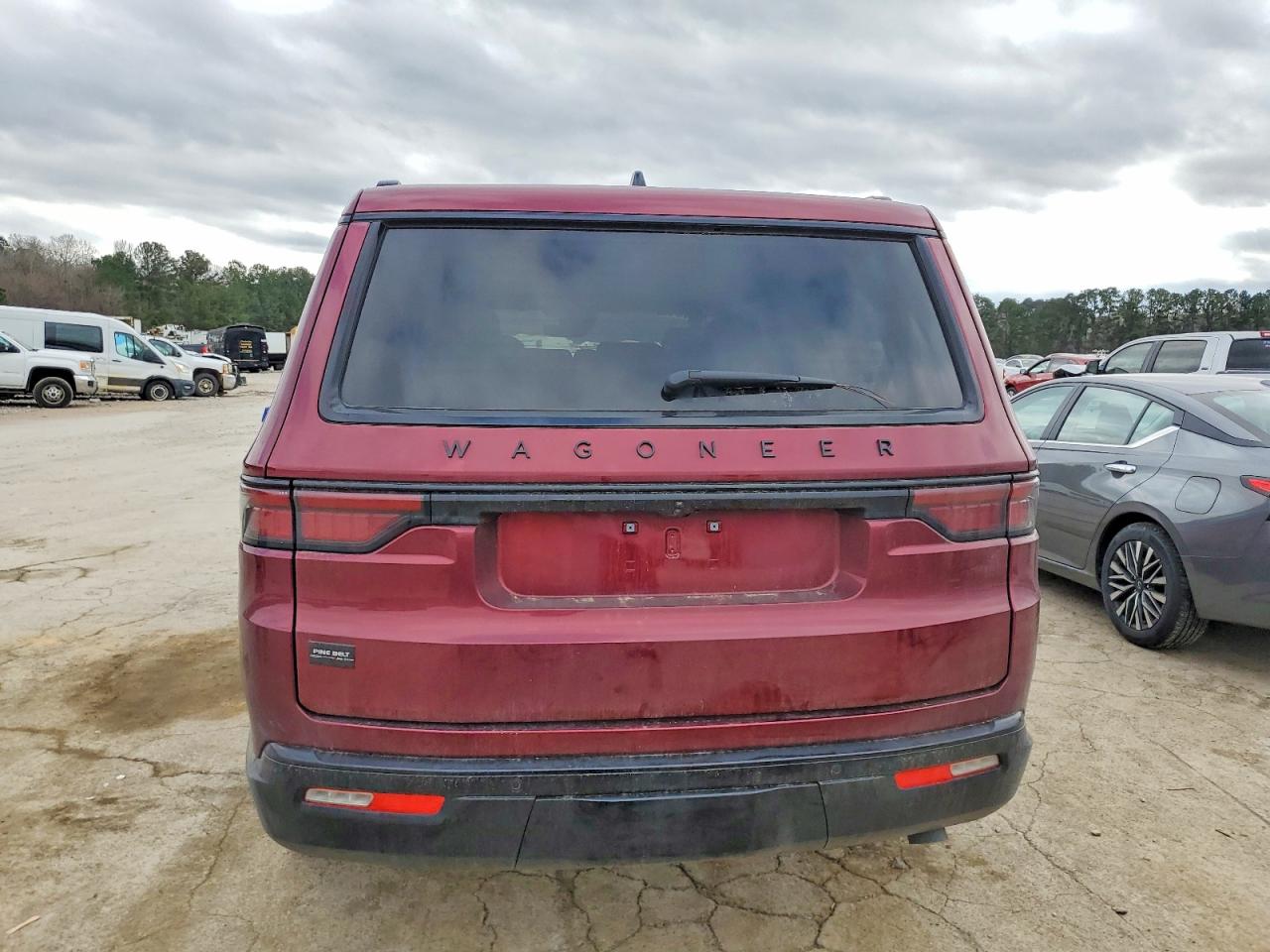2025 Jeep Wagoneer Series Ii Burgundy vin: 1C4SJVBP8SS532391