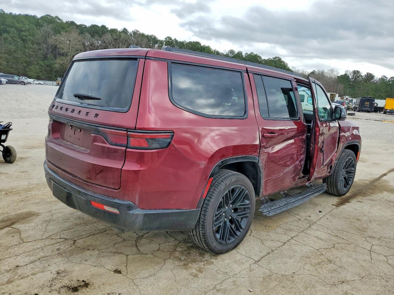 2025 Jeep Wagoneer Series Ii Burgundy vin: 1C4SJVBP8SS532391