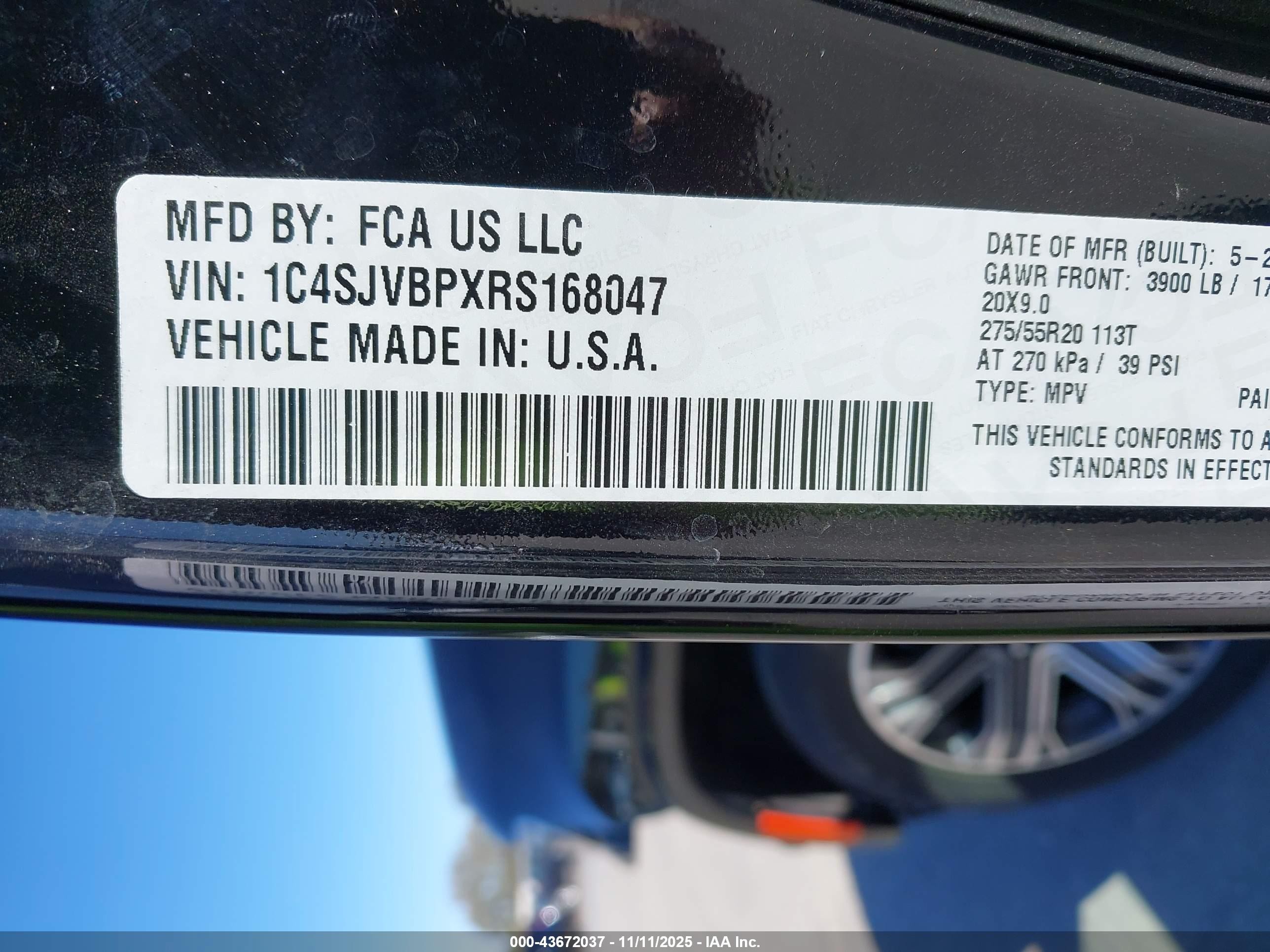 2024 Jeep Wagoneer Series Ii 4x4 Черный vin: 1C4SJVBPXRS168047