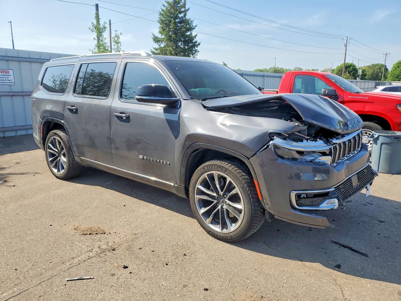 2023 Jeep Wagoneer Series Iii Gray vin: 1C4SJVDP2PS560479