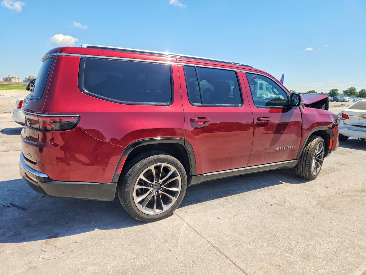 2022 Jeep Wagoneer Series Iii Burgundy vin: 1C4SJVDT1NS102801