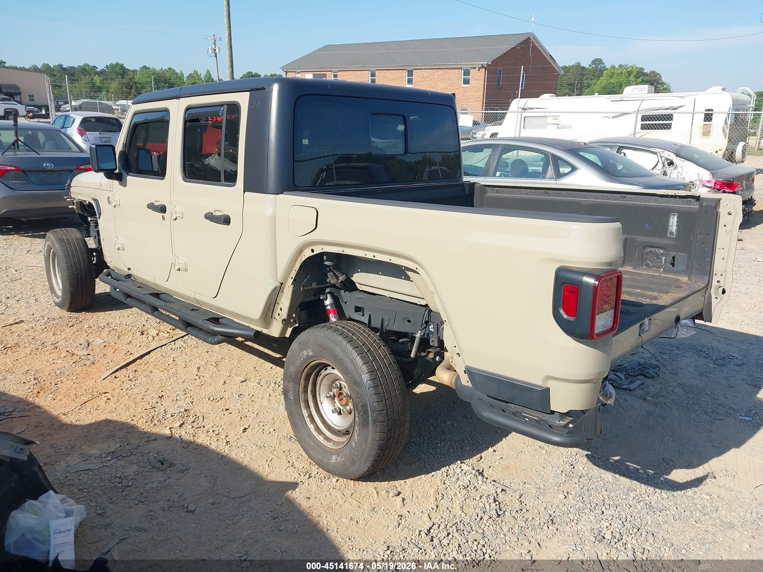 2020 Jeep Gladiator Sport 4x4 Tan vin: 1C6HJTAG0LL184850