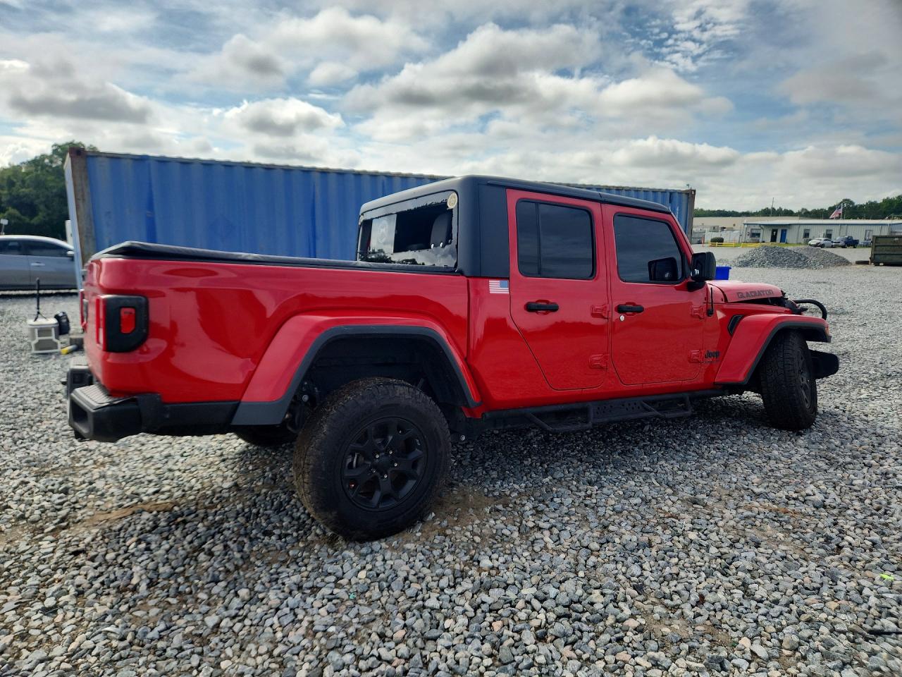 2021 Jeep Gladiator Sport Red vin: 1C6HJTAG1ML542278
