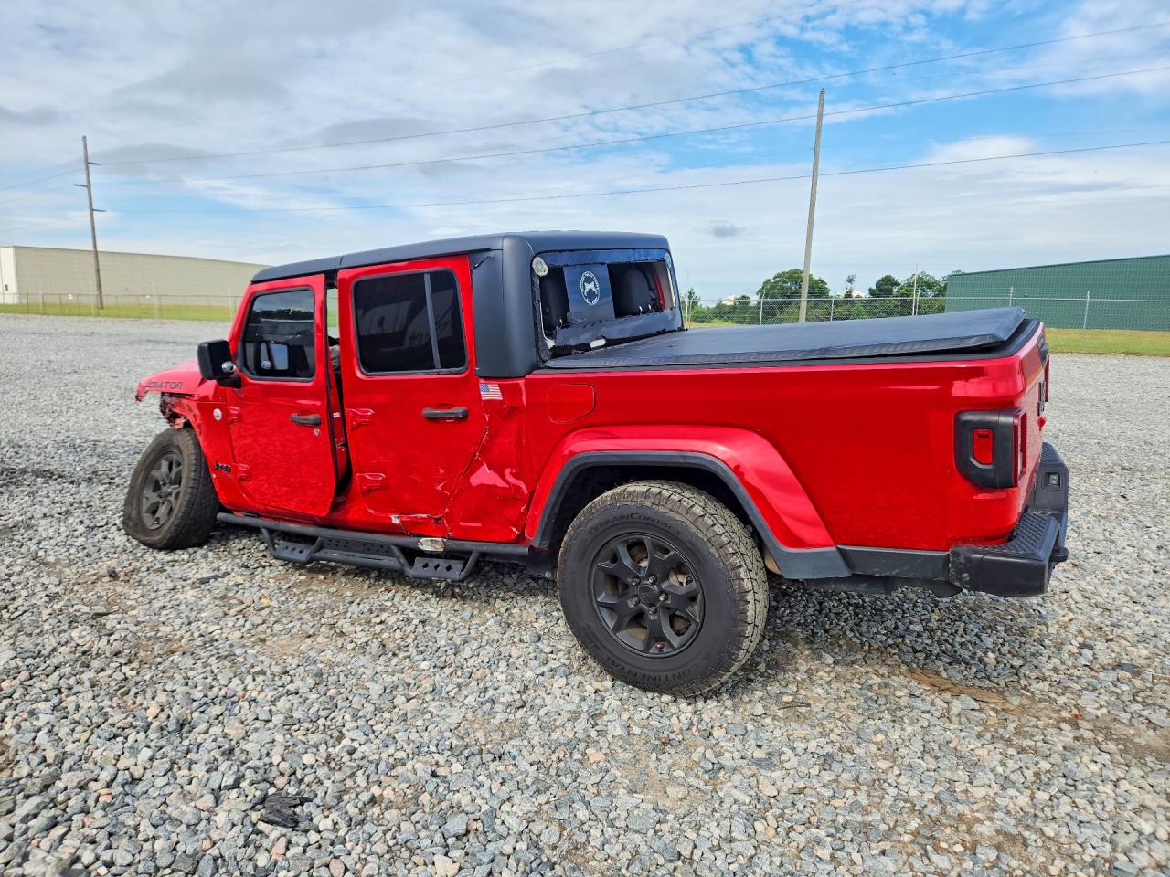 2021 Jeep Gladiator Sport Red vin: 1C6HJTAG1ML542278
