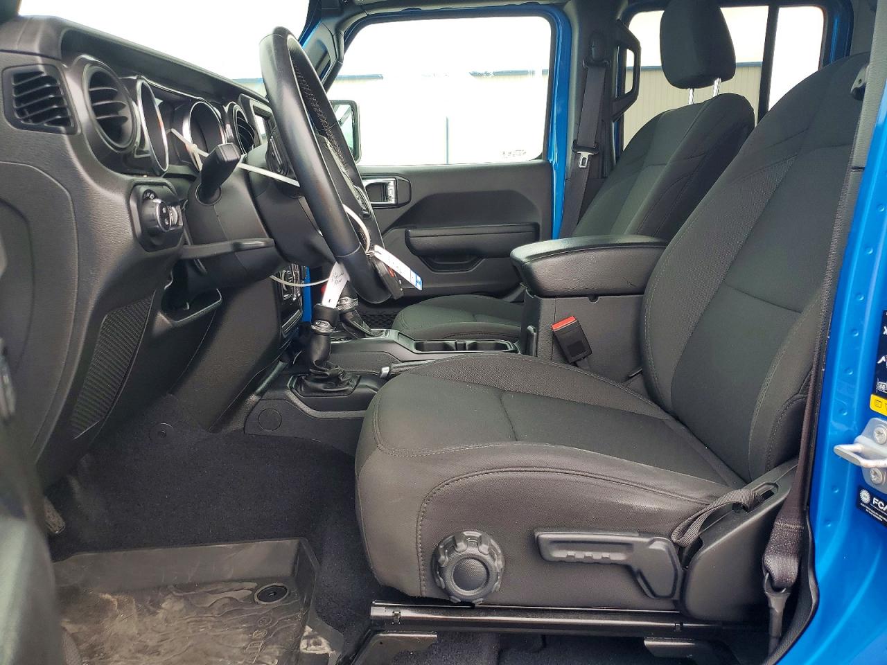 2022 Jeep Gladiator Sport Blue vin: 1C6HJTAG1NL124658
