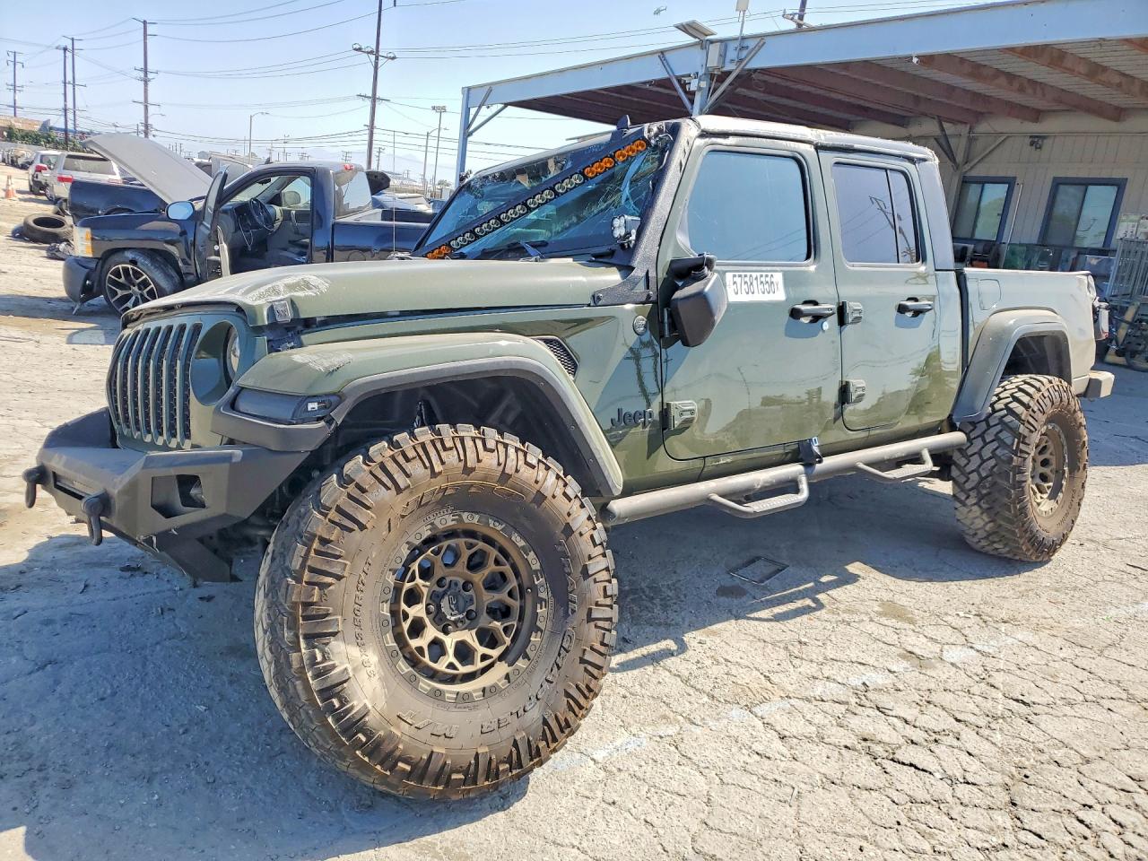 2023 Jeep Gladiator Sport Green vin: 1C6HJTAG2PL561930