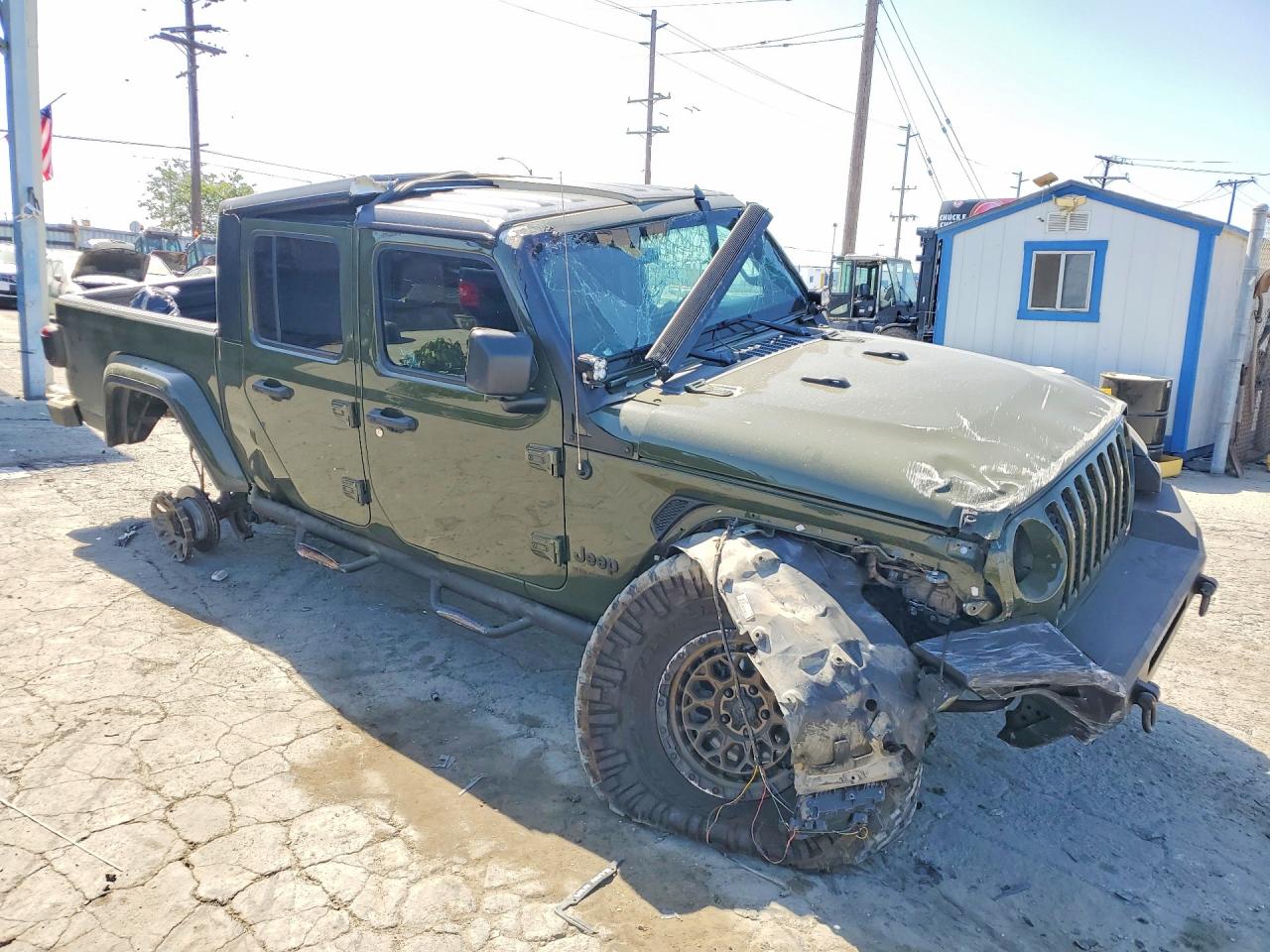 2023 Jeep Gladiator Sport Green vin: 1C6HJTAG2PL561930