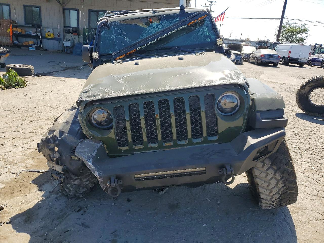 2023 Jeep Gladiator Sport Green vin: 1C6HJTAG2PL561930