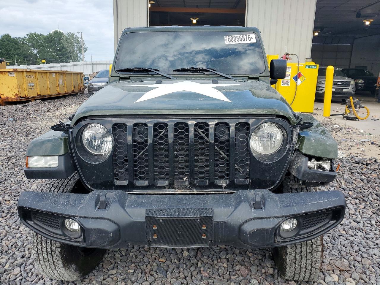 2021 Jeep Gladiator Sport Green vin: 1C6HJTAG3ML570986