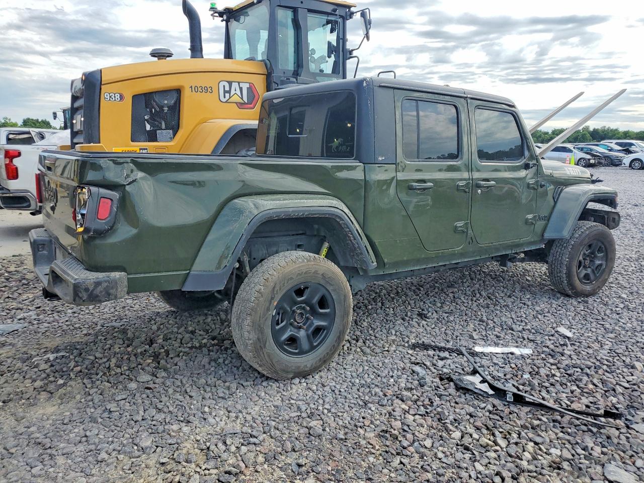 2021 Jeep Gladiator Sport Green vin: 1C6HJTAG3ML570986