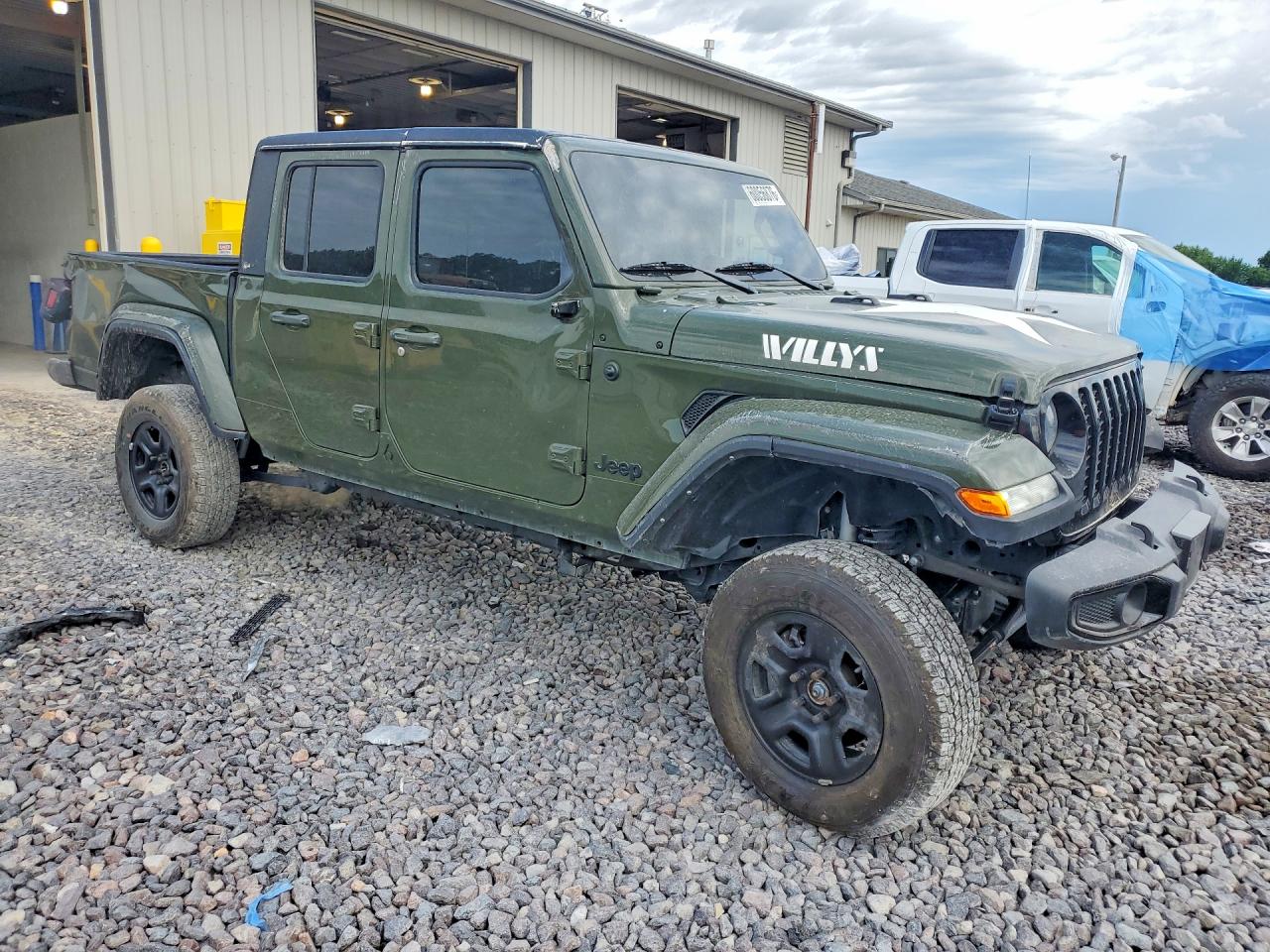2021 Jeep Gladiator Sport Green vin: 1C6HJTAG3ML570986