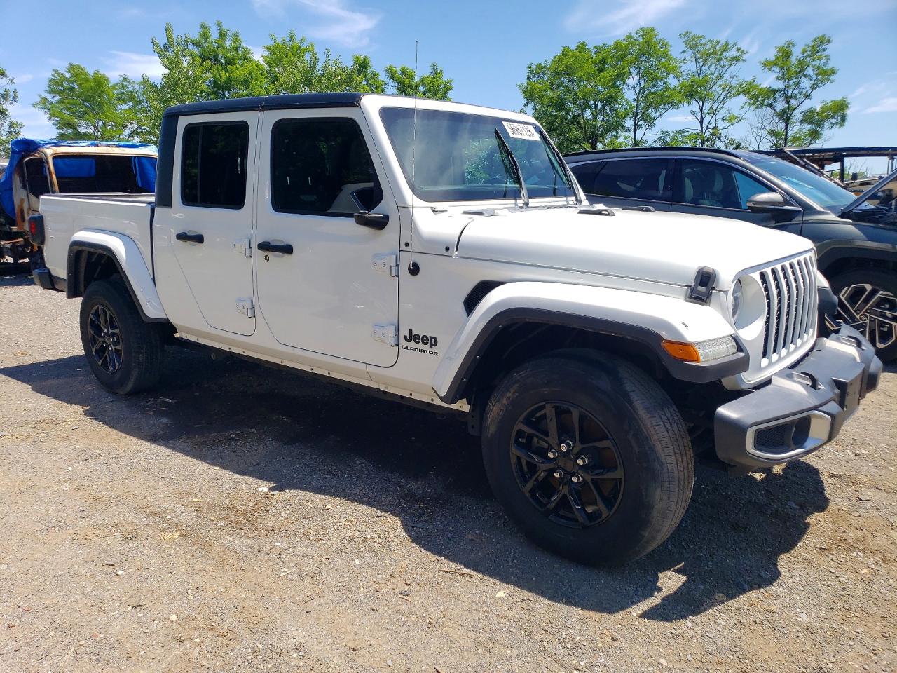 2022 Jeep Gladiator Sport Белый vin: 1C6HJTAG3NL163736