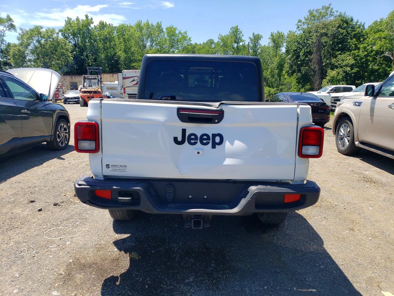 2022 Jeep Gladiator Sport Белый vin: 1C6HJTAG3NL163736