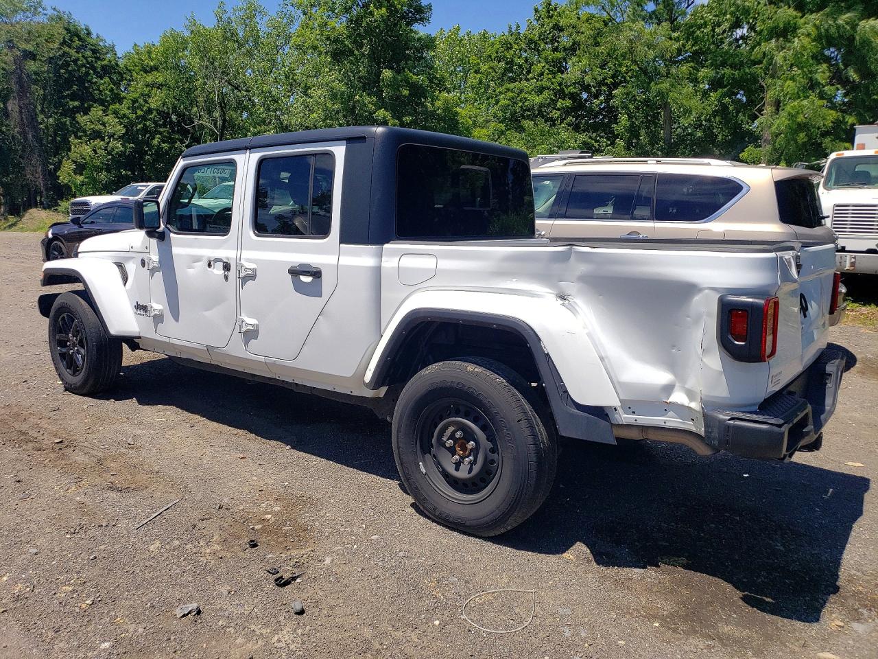 2022 Jeep Gladiator Sport Белый vin: 1C6HJTAG3NL163736