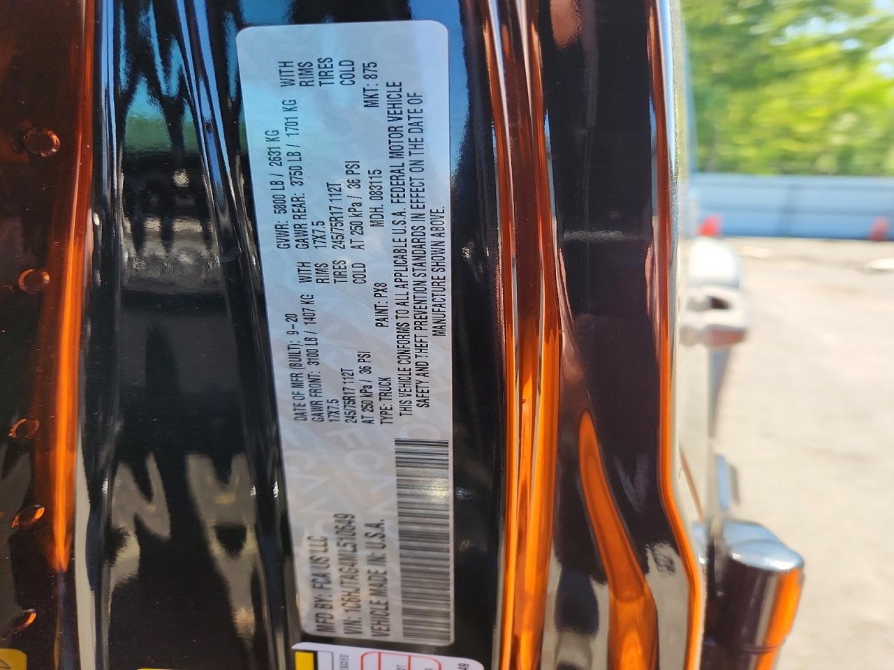 2021 Jeep Gladiator Sport Black vin: 1C6HJTAG4ML510649