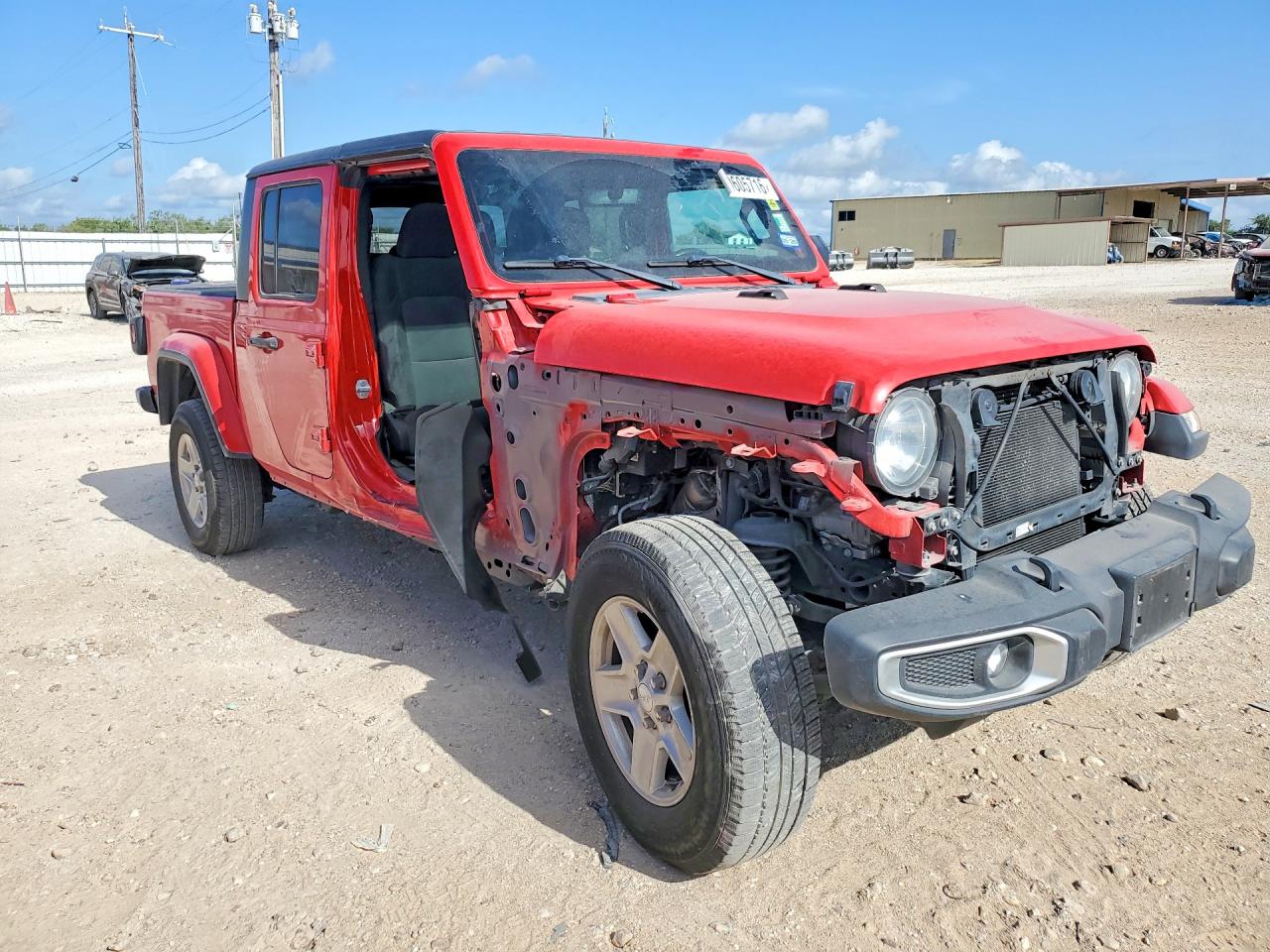 2023 Jeep Gladiator Sport Red vin: 1C6HJTAG4PL506962