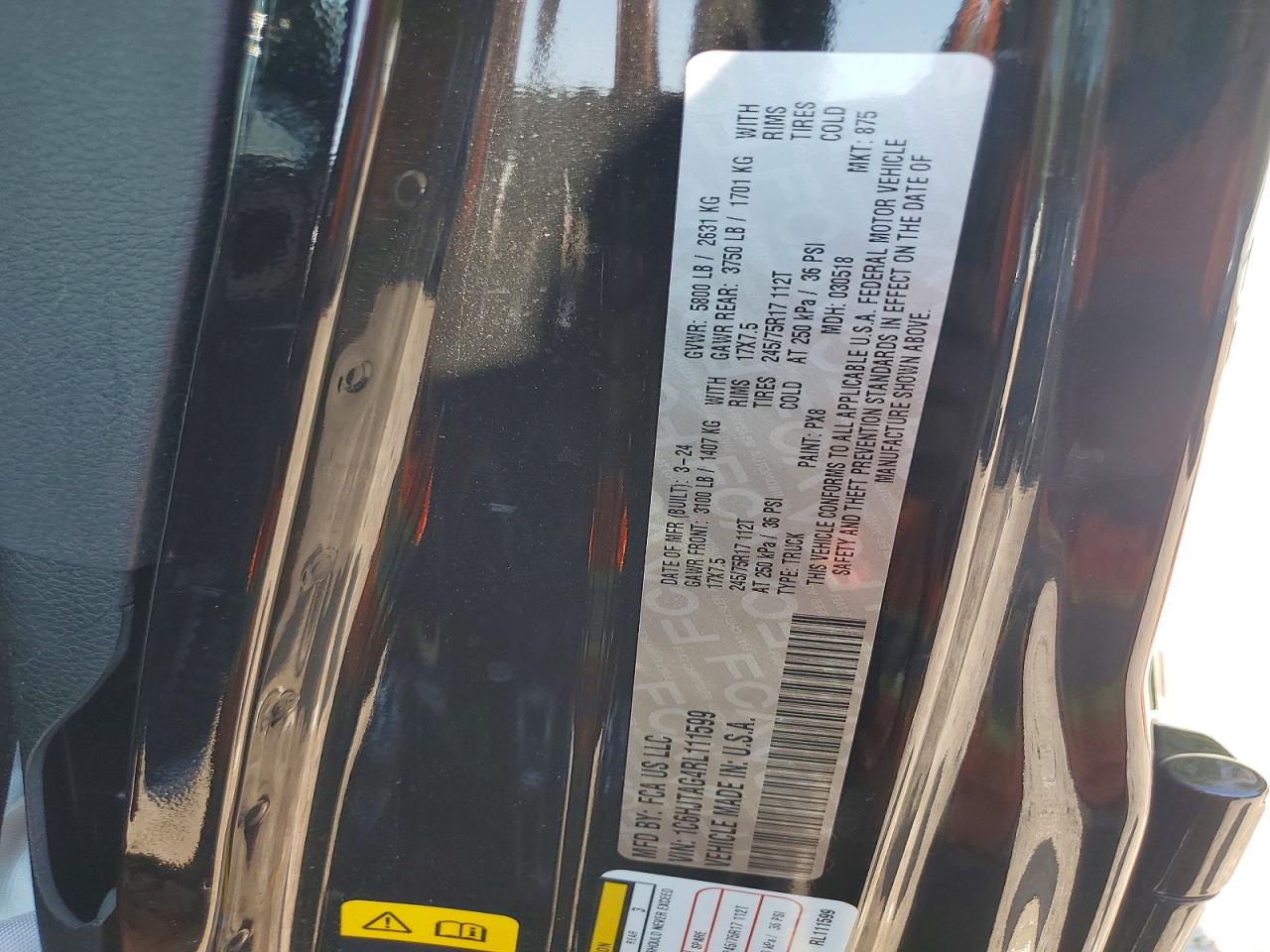 2024 Jeep Gladiator Sport Black vin: 1C6HJTAG4RL111599