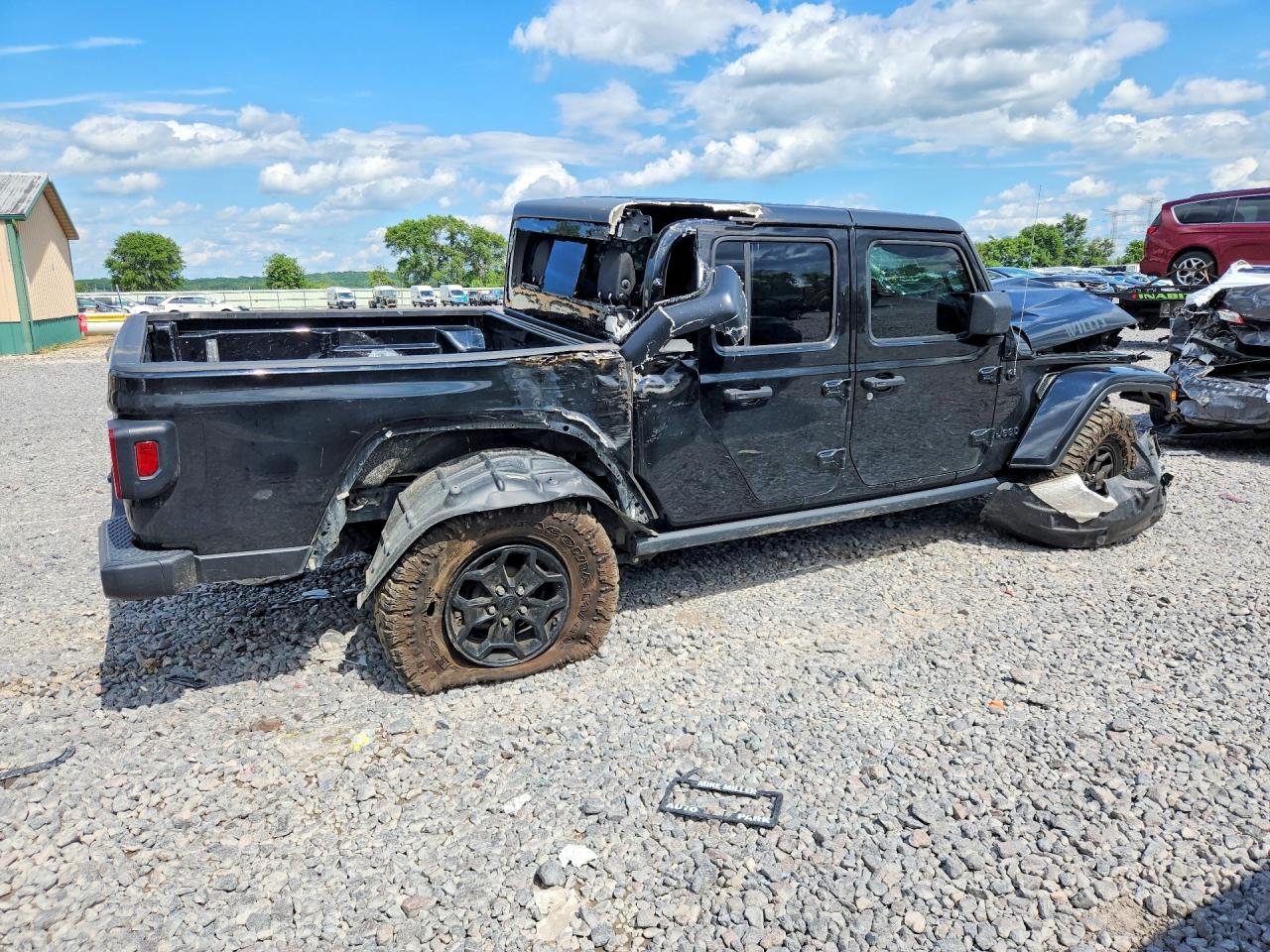 2021 Jeep Gladiator Sport Black vin: 1C6HJTAG5ML596120
