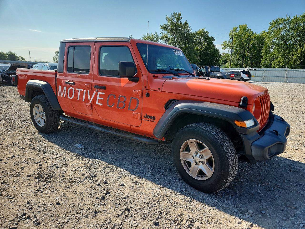 2020 Jeep Gladiator Sport Оранжевый vin: 1C6HJTAG7LL149545