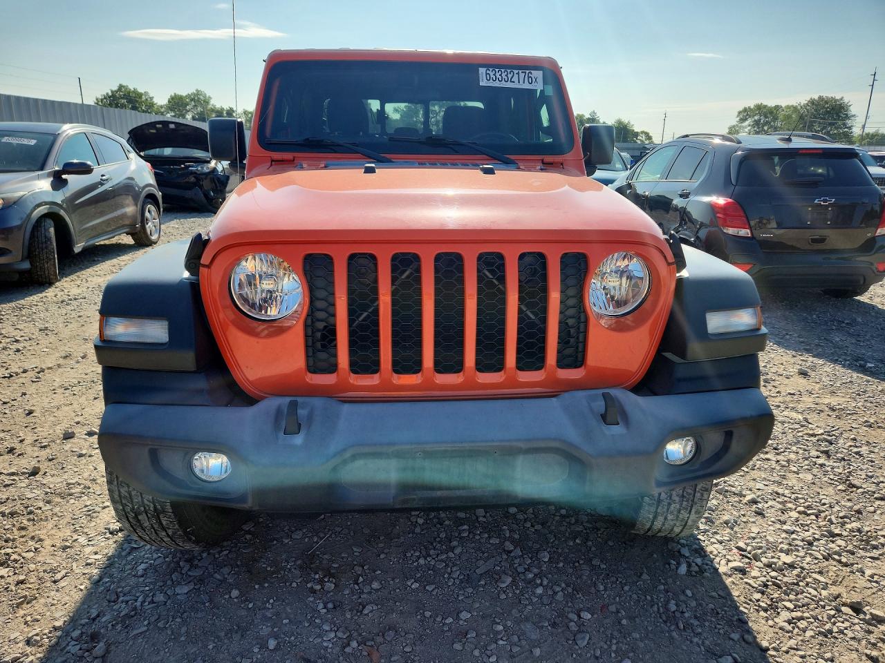 2020 Jeep Gladiator Sport Оранжевый vin: 1C6HJTAG7LL149545