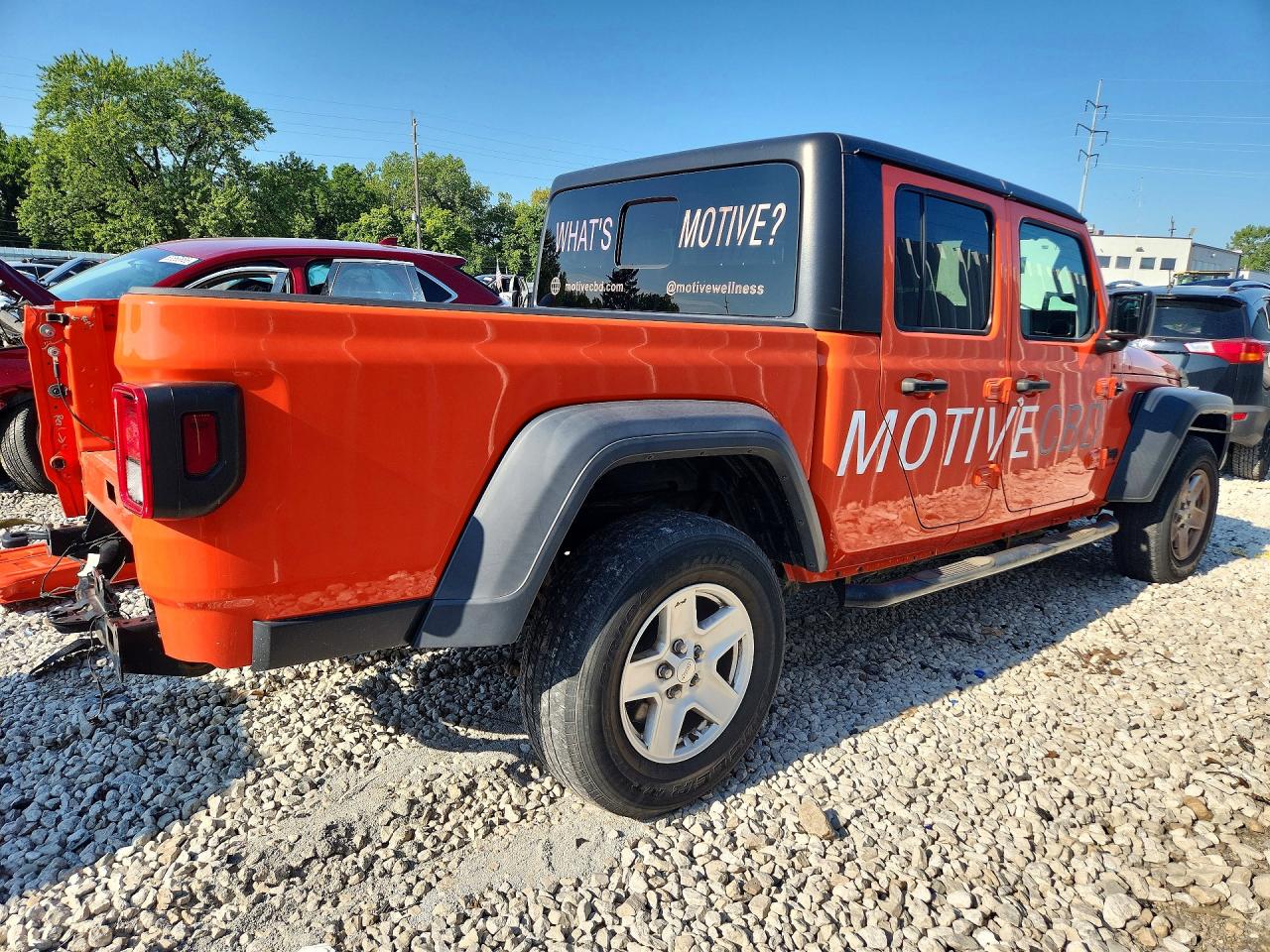 2020 Jeep Gladiator Sport Оранжевый vin: 1C6HJTAG7LL149545