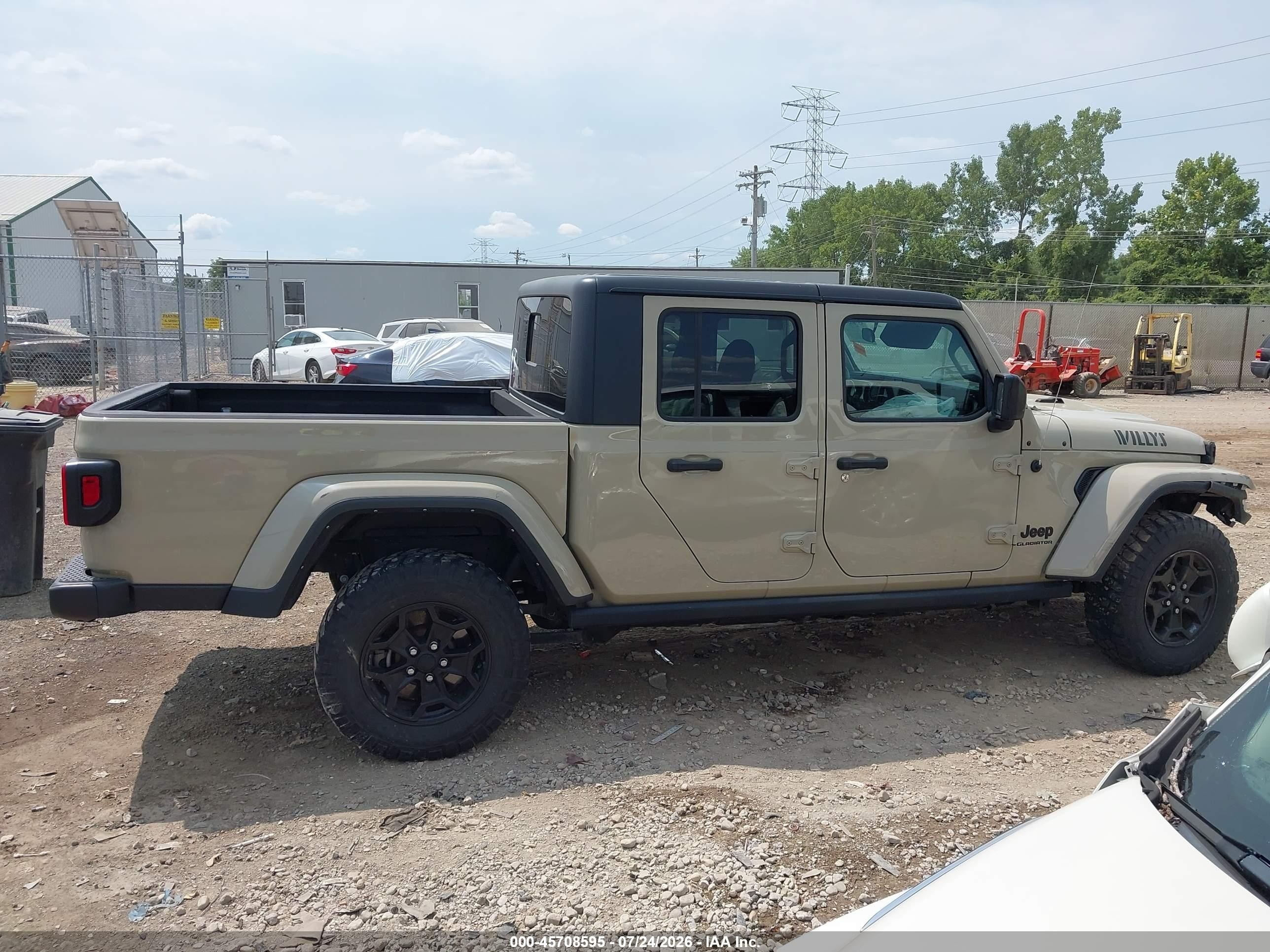 2022 Jeep Gladiator Willys 4x4 Tan vin: 1C6HJTAG7NL174903