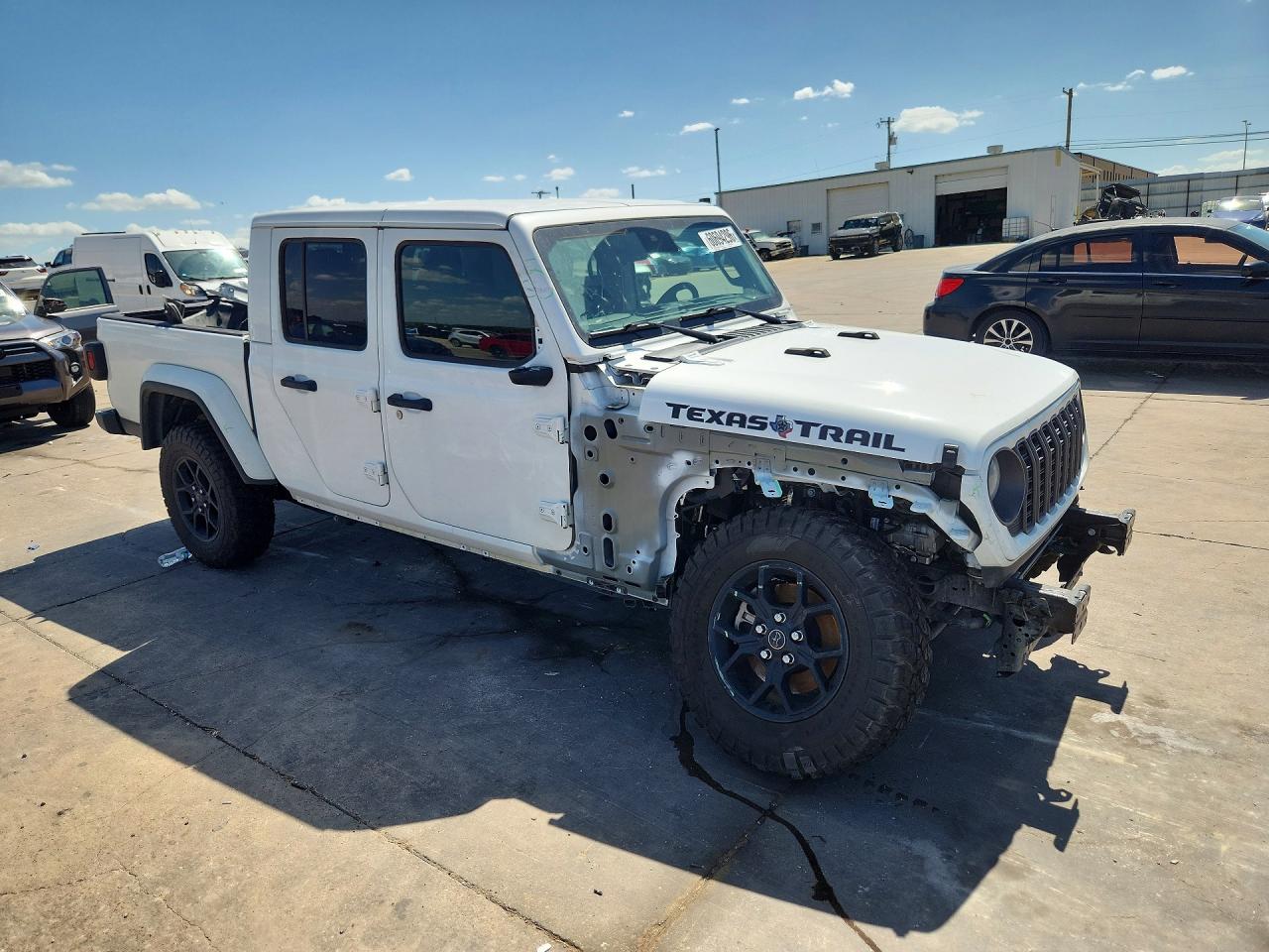 2024 Jeep Gladiator Sport White vin: 1C6HJTAG7RL133967