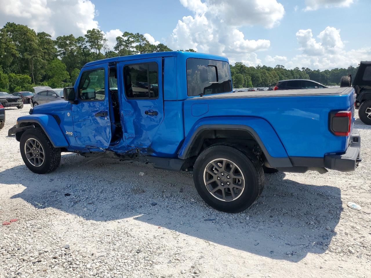 2020 Jeep Gladiator Overland Blue vin: 1C6HJTFG2LL166195