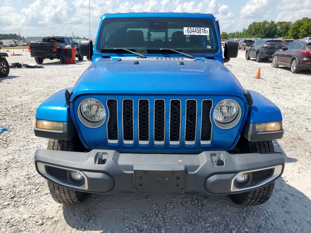2020 Jeep Gladiator Overland Blue vin: 1C6HJTFG2LL166195