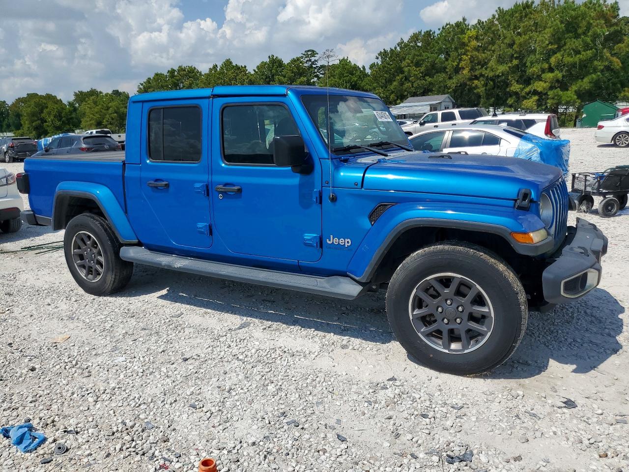2020 Jeep Gladiator Overland Blue vin: 1C6HJTFG2LL166195