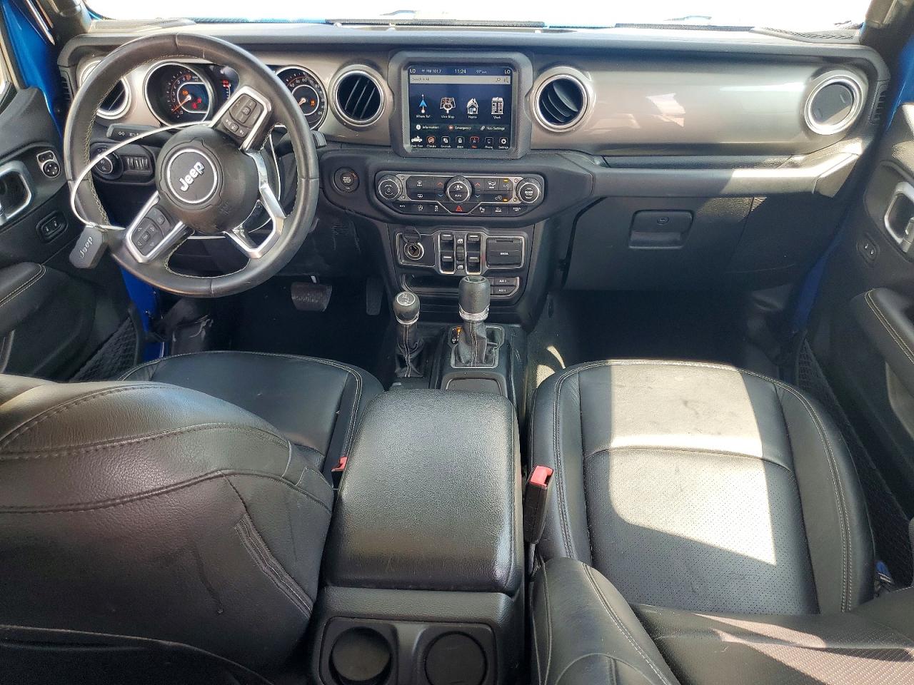 2020 Jeep Gladiator Overland Blue vin: 1C6HJTFG2LL166195