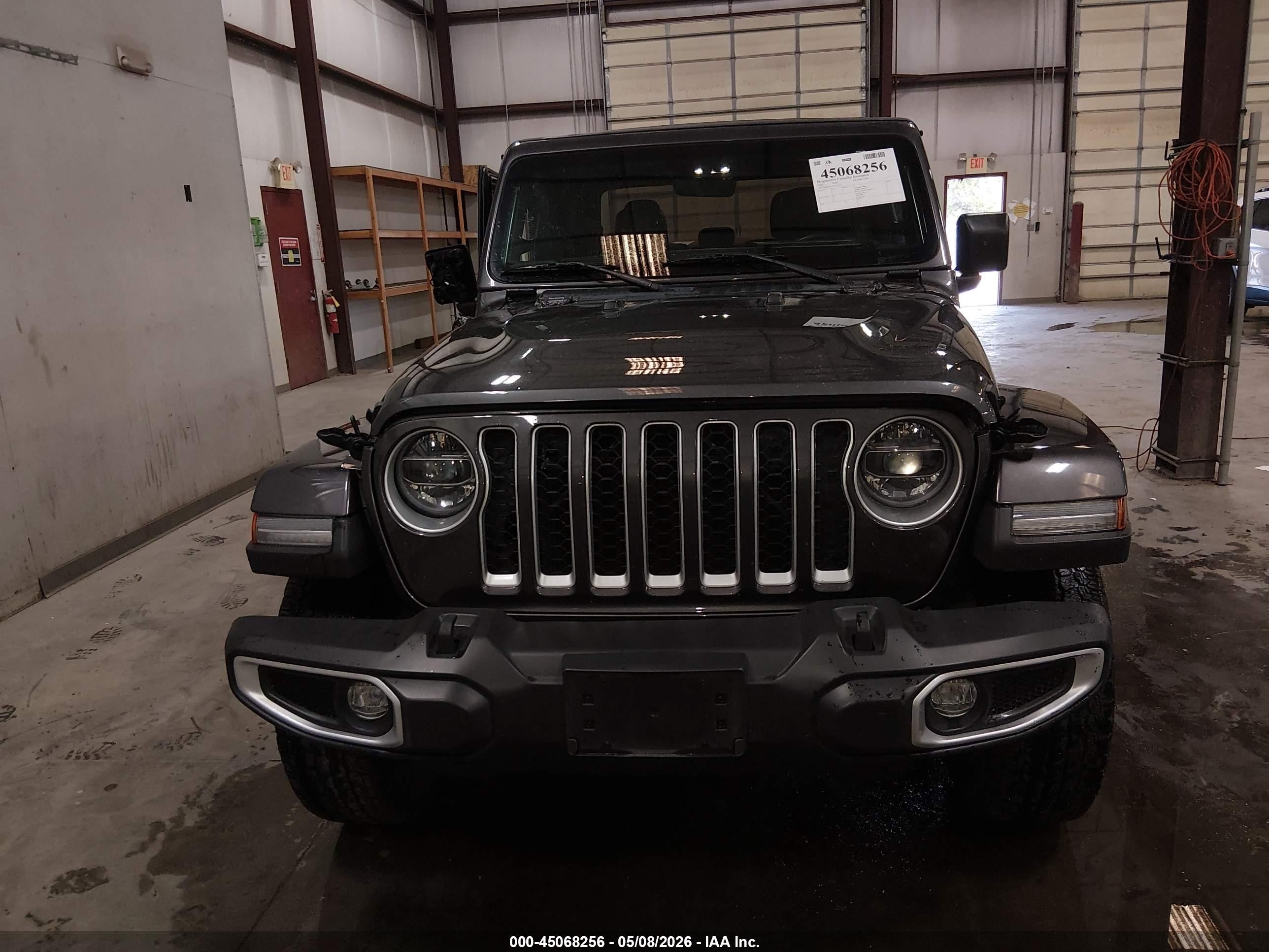 2022 Jeep Gladiator Overland 4x4 Серый vin: 1C6HJTFG3NL177130