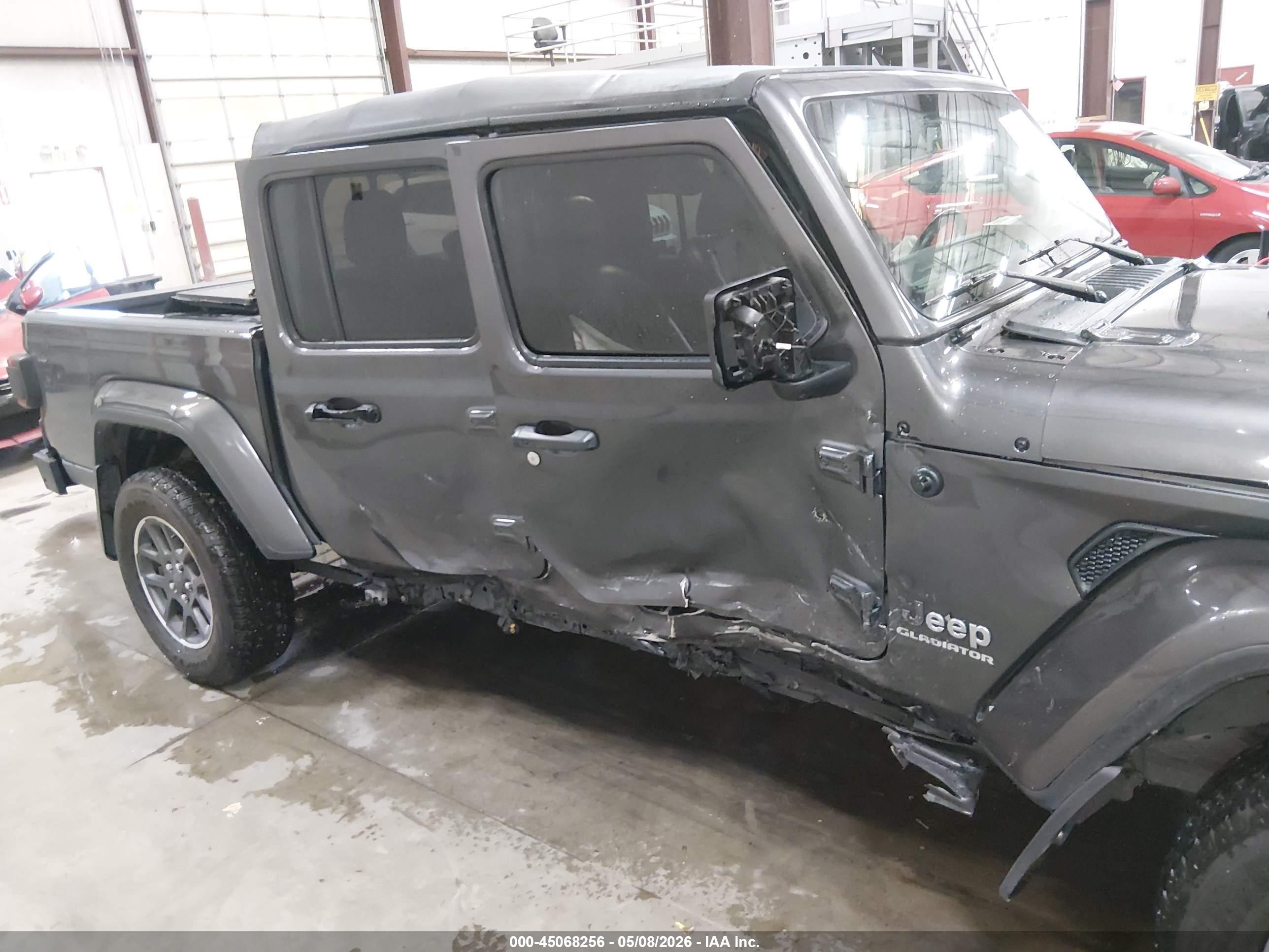 2022 Jeep Gladiator Overland 4x4 Серый vin: 1C6HJTFG3NL177130
