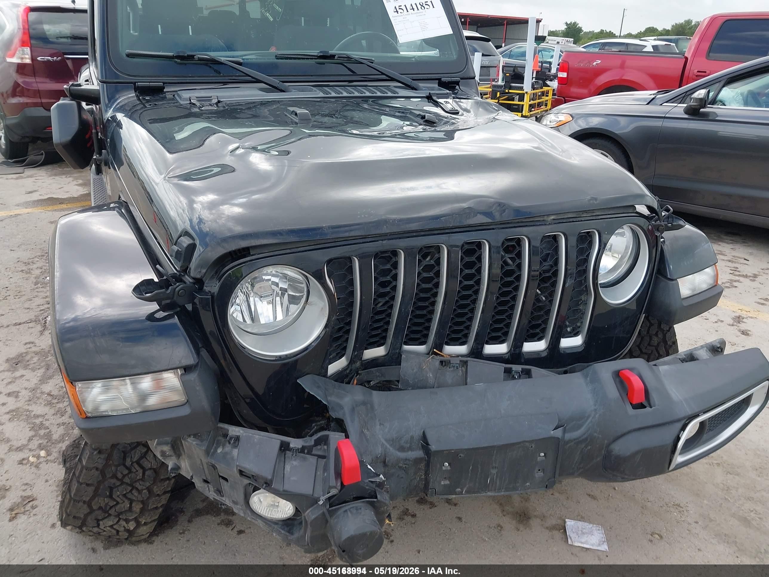 2023 Jeep Gladiator Overland 4x4 Black vin: 1C6HJTFG3PL514544