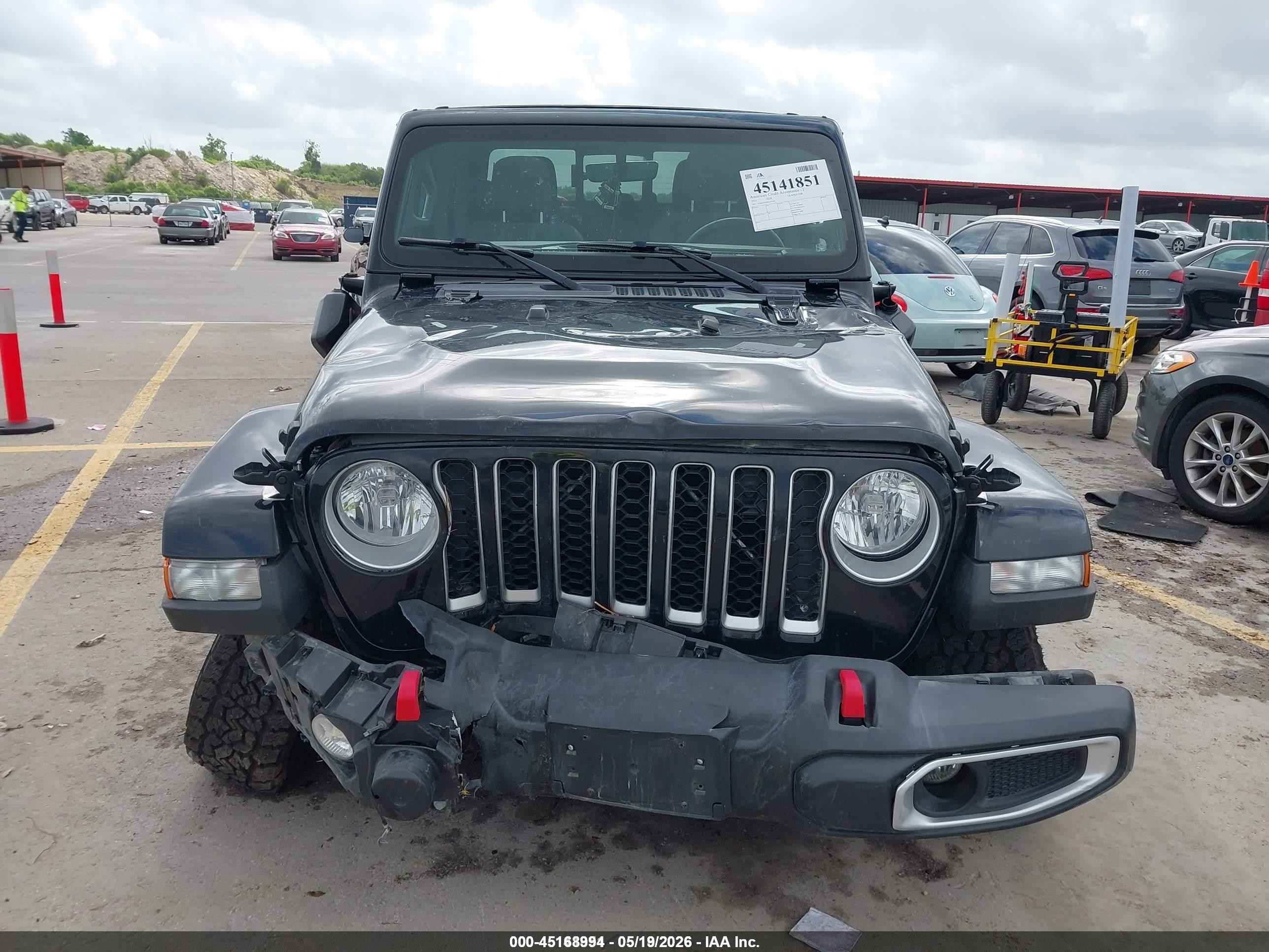 2023 Jeep Gladiator Overland 4x4 Black vin: 1C6HJTFG3PL514544
