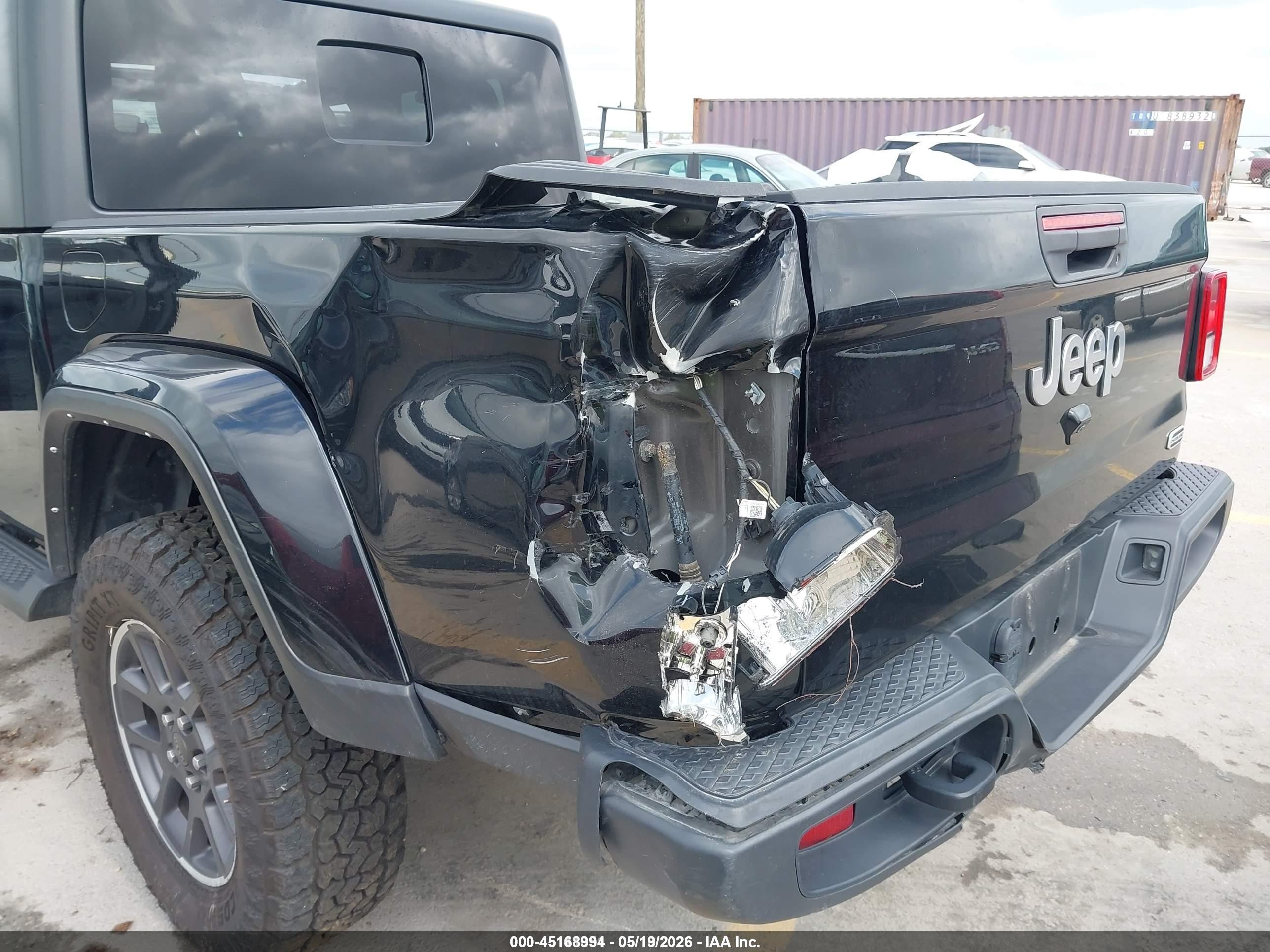 2023 Jeep Gladiator Overland 4x4 Black vin: 1C6HJTFG3PL514544