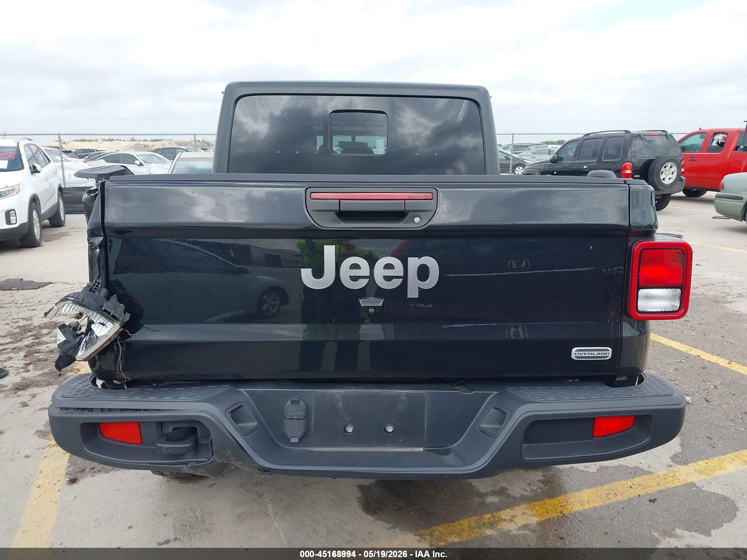 2023 Jeep Gladiator Overland 4x4 Black vin: 1C6HJTFG3PL514544