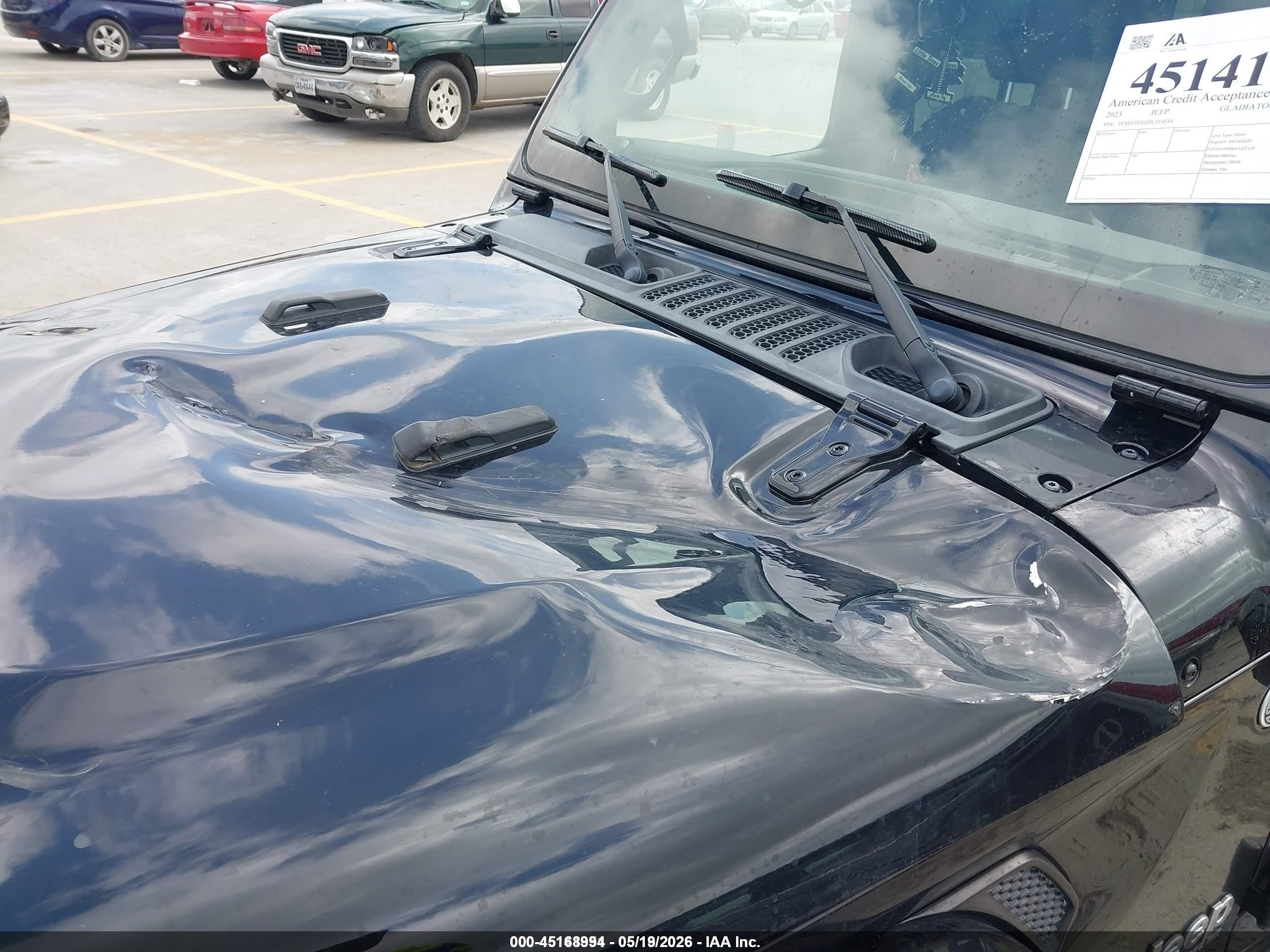 2023 Jeep Gladiator Overland 4x4 Black vin: 1C6HJTFG3PL514544