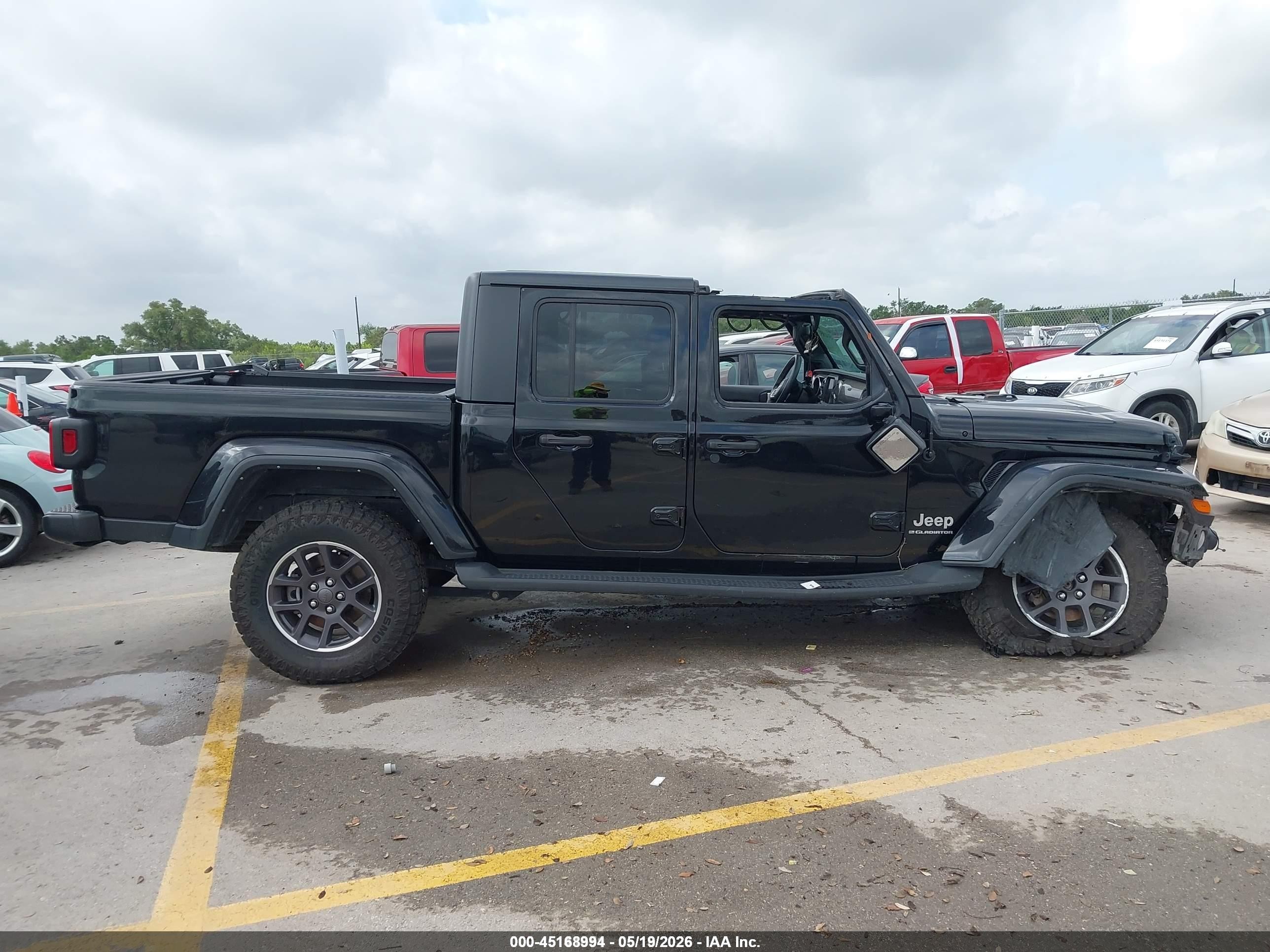 2023 Jeep Gladiator Overland 4x4 Black vin: 1C6HJTFG3PL514544