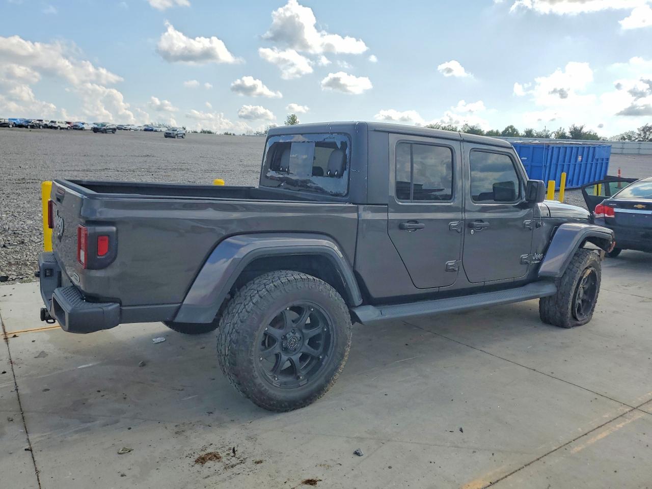 2020 Jeep Gladiator Overland Gray vin: 1C6HJTFG5LL174680