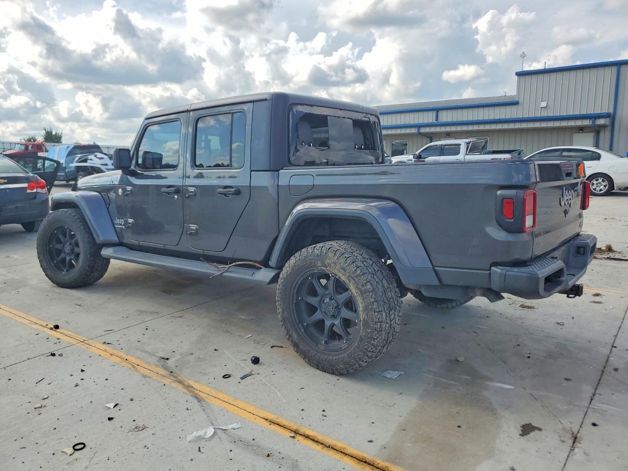 2020 Jeep Gladiator Overland Gray vin: 1C6HJTFG5LL174680