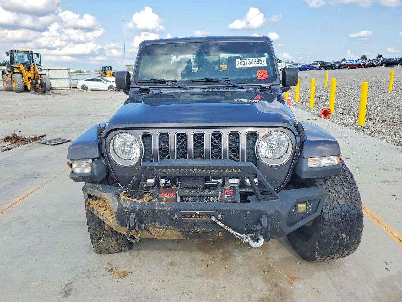 2020 Jeep Gladiator Overland Gray vin: 1C6HJTFG5LL174680