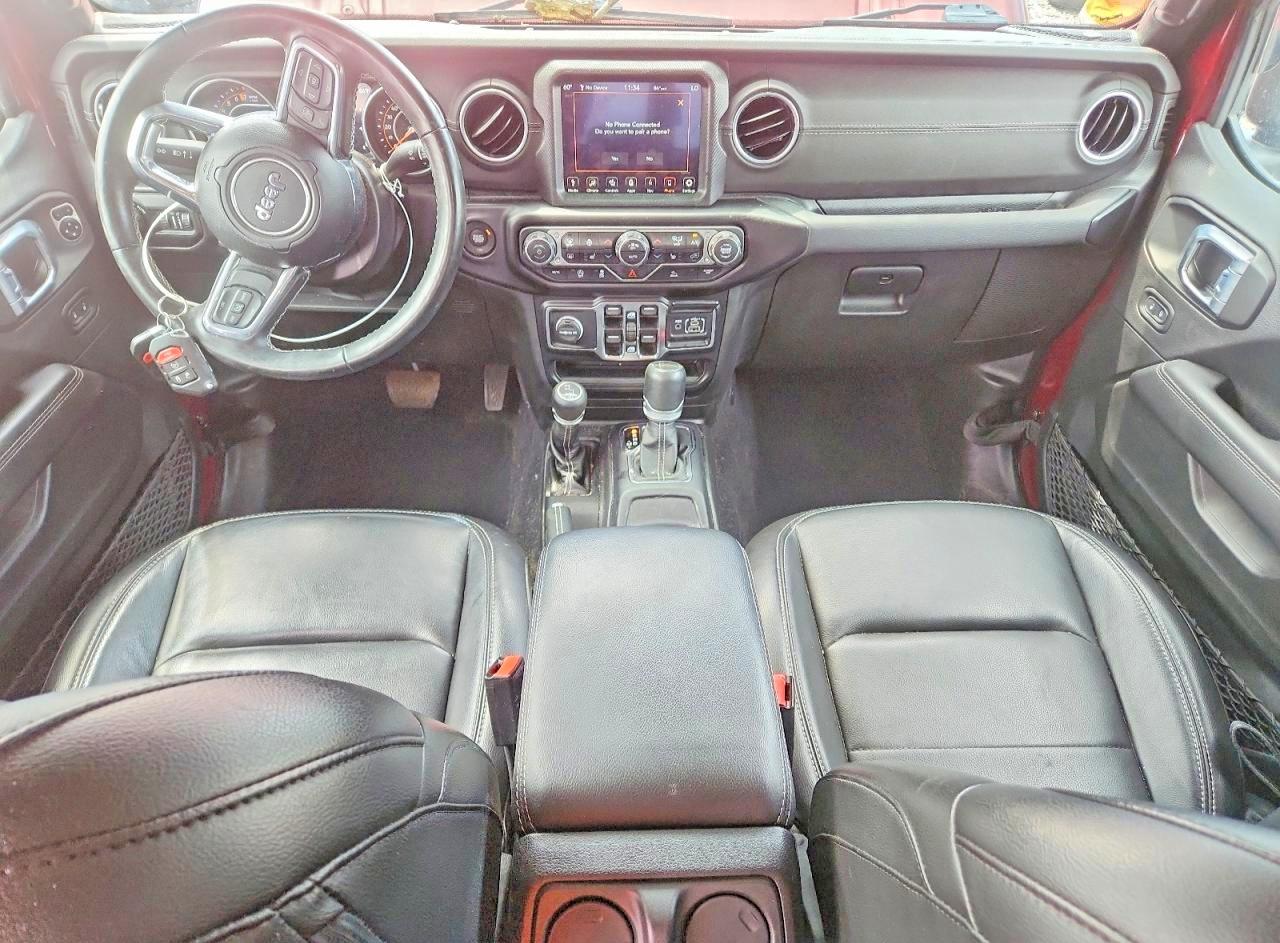 2022 Jeep Gladiator Overland Red vin: 1C6HJTFG5NL123294
