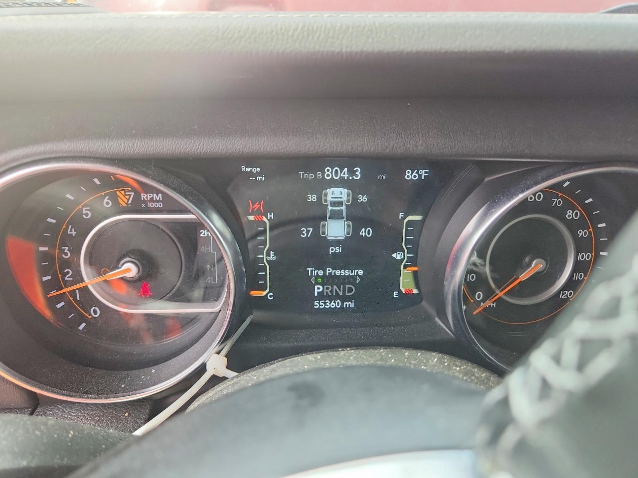 2022 Jeep Gladiator Overland Red vin: 1C6HJTFG5NL123294